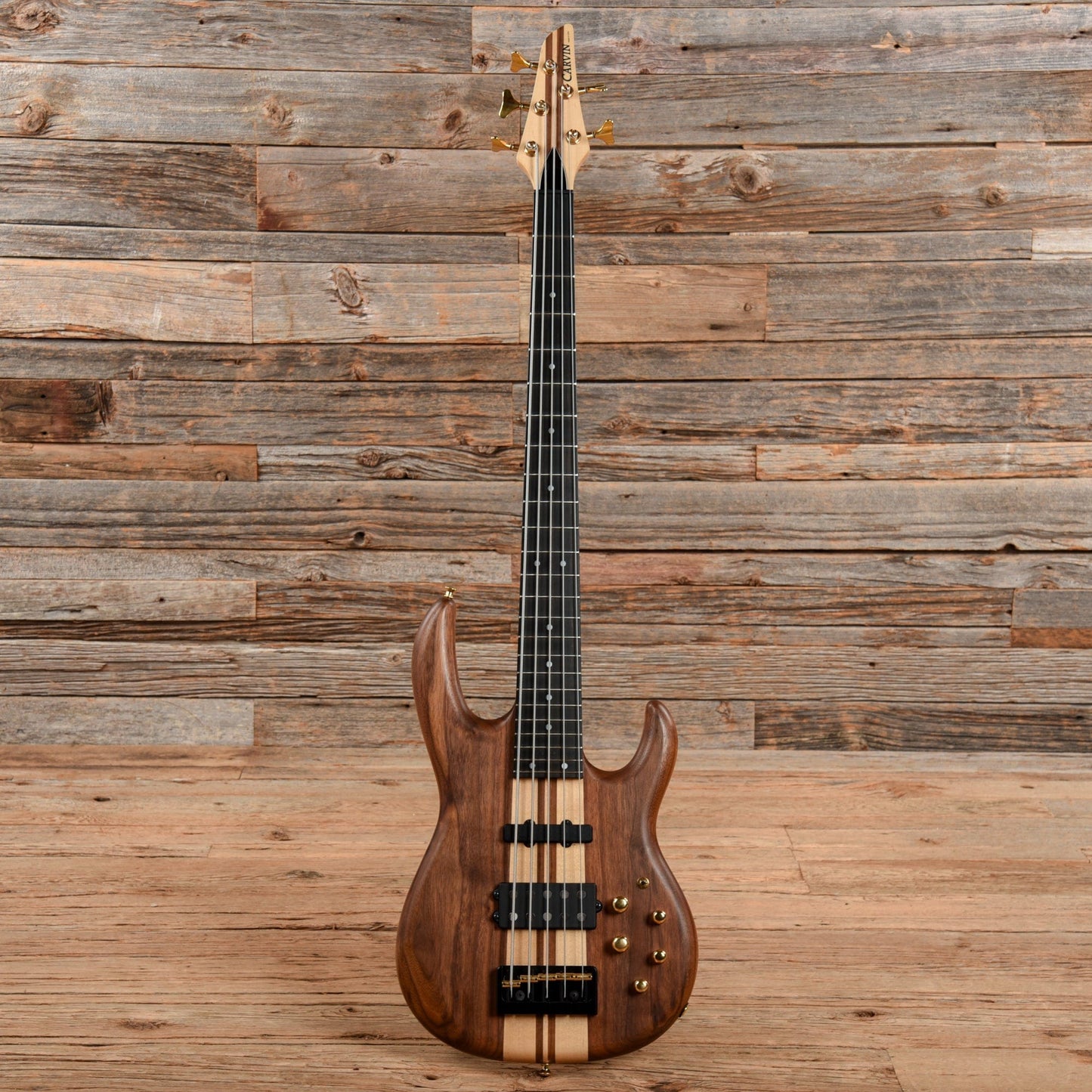 Carvin XB75 Natural Bass Guitars / 5-String or More