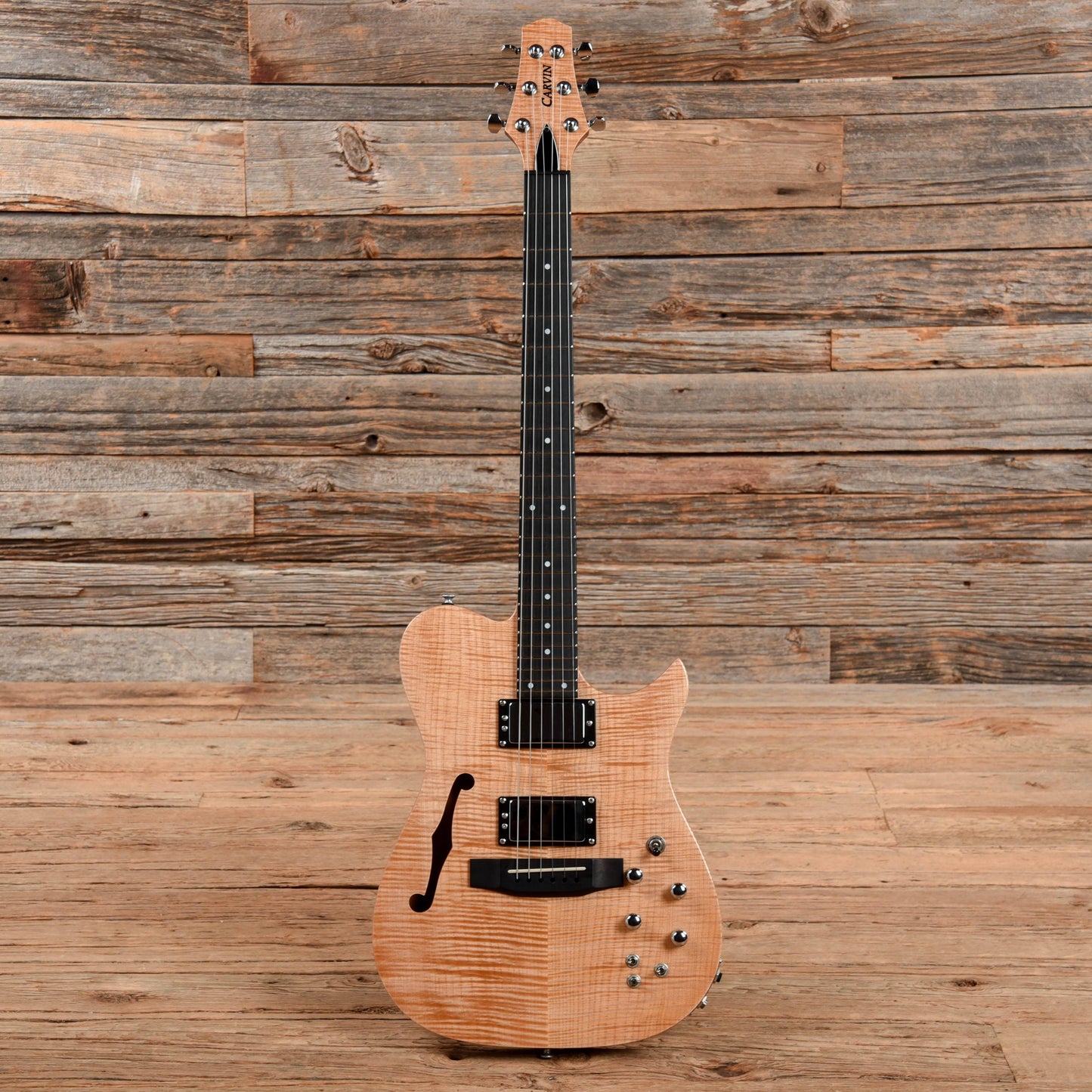 Carvin AE185 Natural Electric Guitars / Semi-Hollow