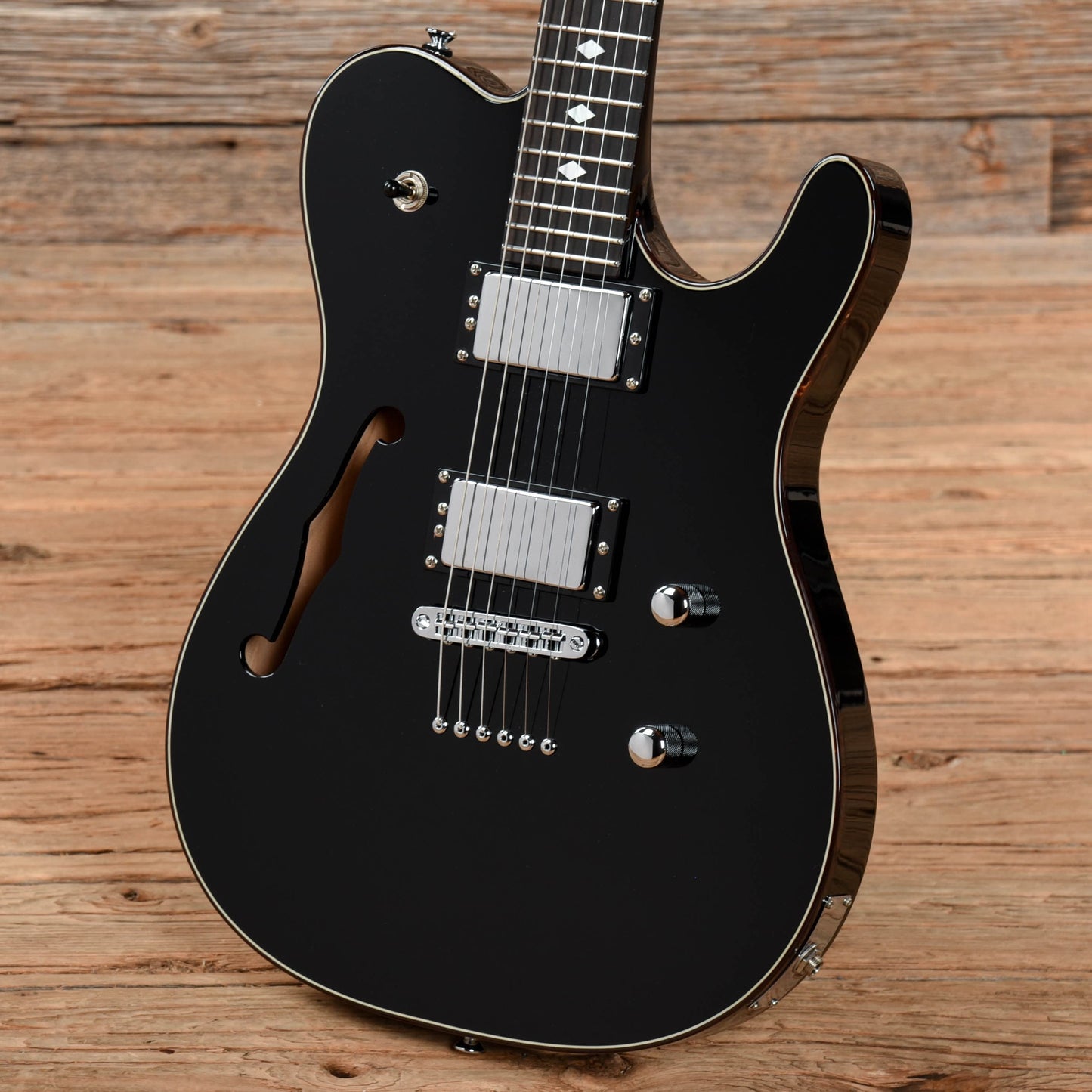 Carvin TL60 Black Electric Guitars / Semi-Hollow