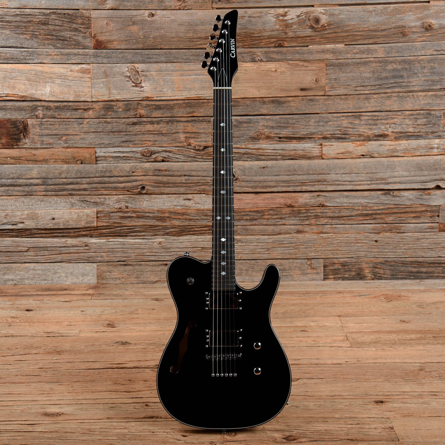 Carvin TL60 Black Electric Guitars / Semi-Hollow