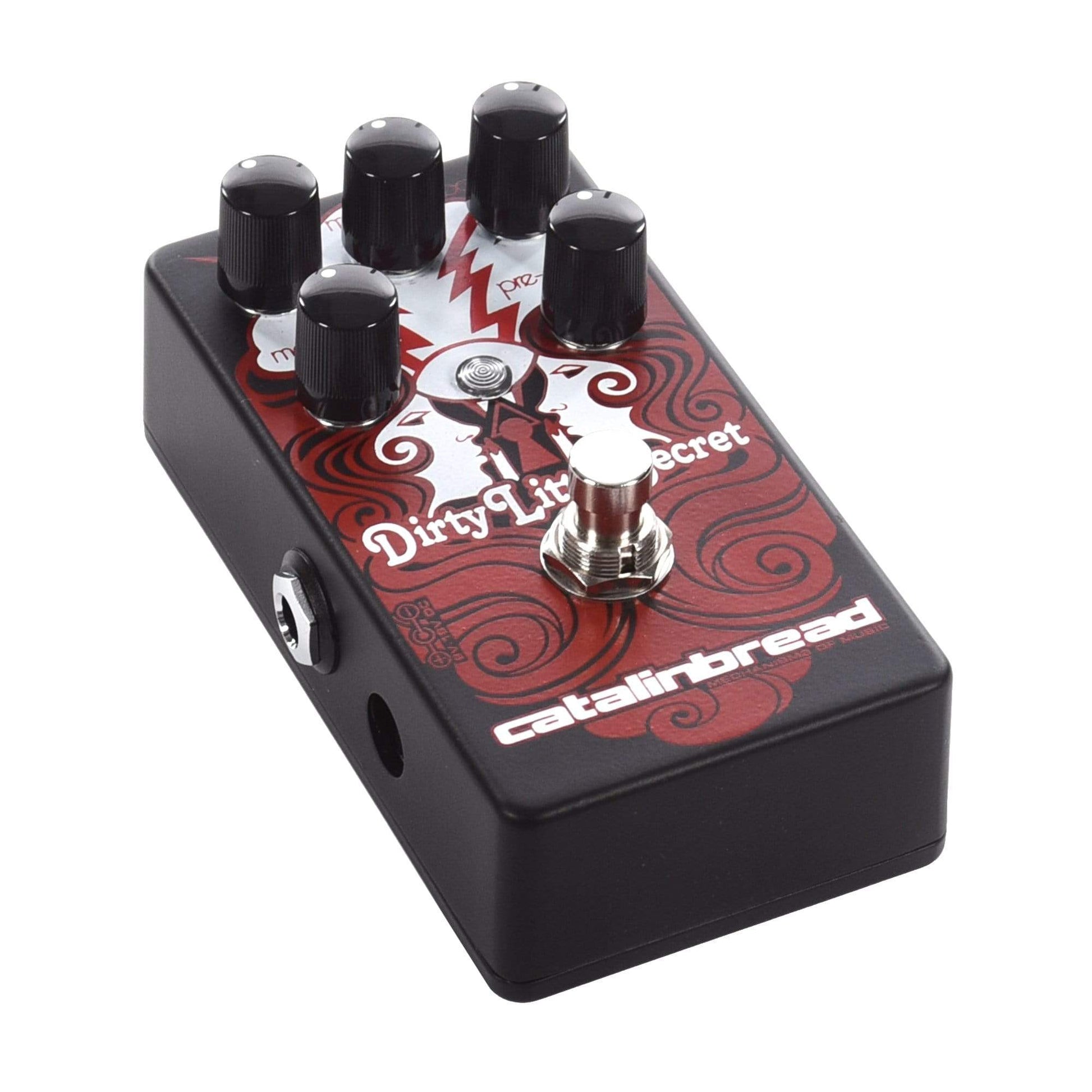 Catalinbread Dirty Little Secret Marshall-Style Overdrive MKIII Red on Flat Black Effects and Pedals / Overdrive and Boost