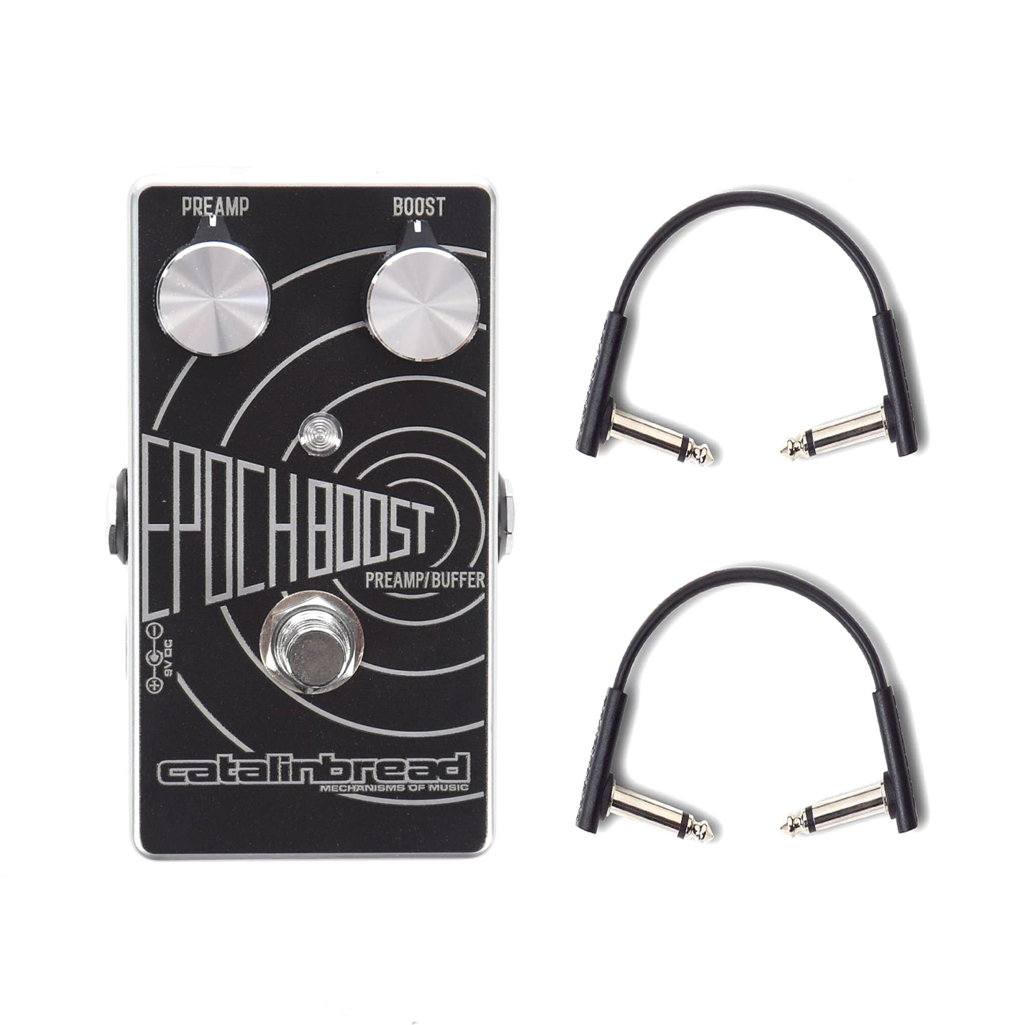 Catalinbread Epoch Boost Preamp/Buffer w/(2) RockBoard Flat Patch Cables Bundle Effects and Pedals / Overdrive and Boost