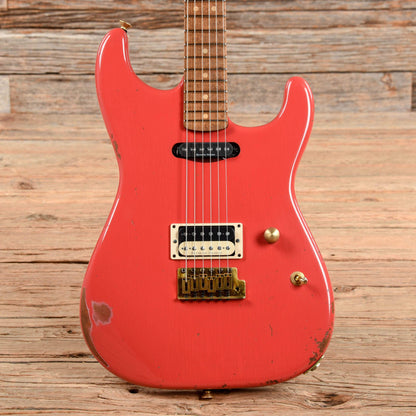 Charvel Custom Shop Aged Nitro San Dimas Fiesta Red 2020 Electric Guitars / Solid Body