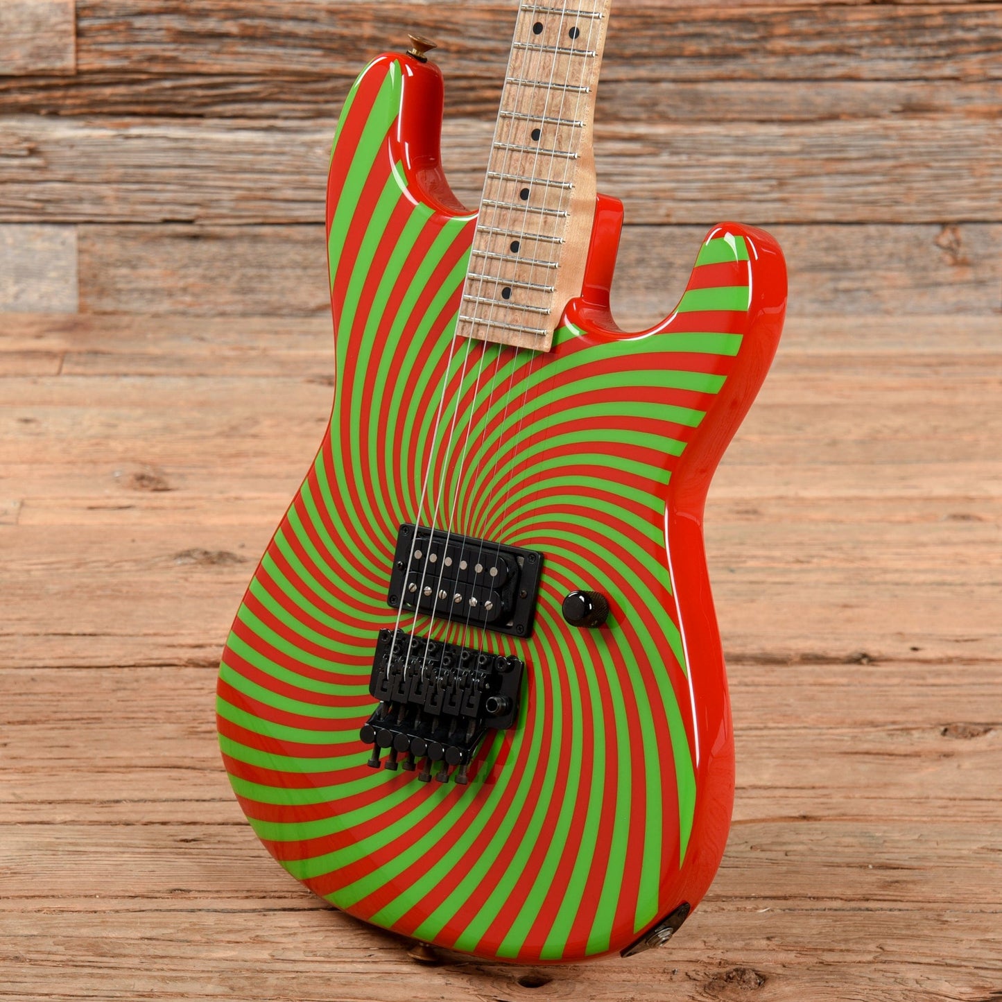 Charvel Custom Shop San Dimas Psycho Swirl NAMM Pyscho Swirl 2008 Electric Guitars / Solid Body