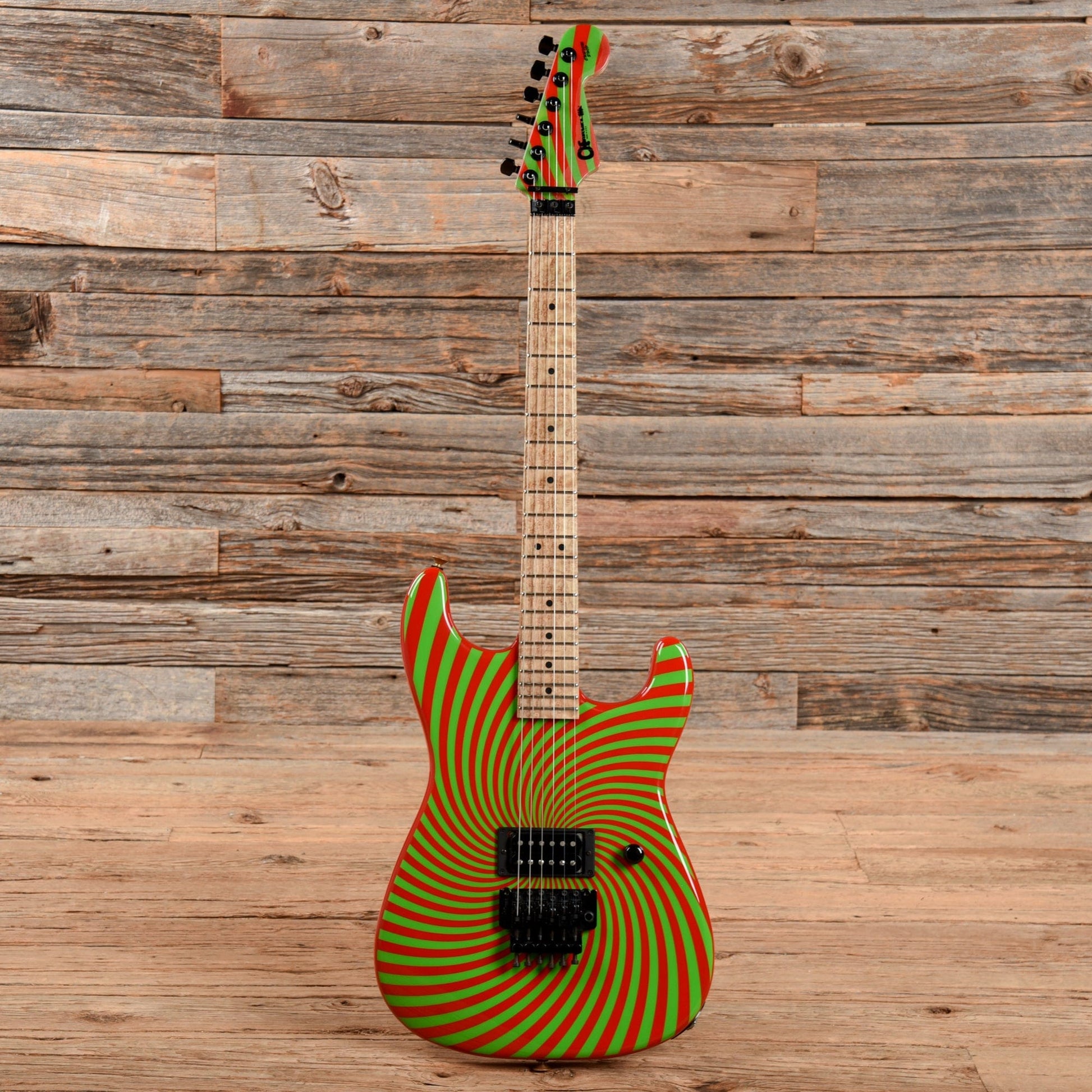 Charvel Custom Shop San Dimas Psycho Swirl NAMM Pyscho Swirl 2008 Electric Guitars / Solid Body