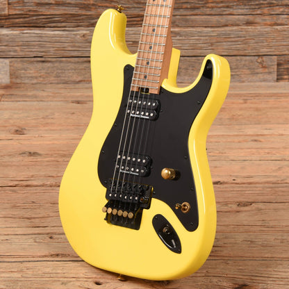 Charvel Custom Shop So-Cal Graffiti Yellow 2021 Electric Guitars / Solid Body