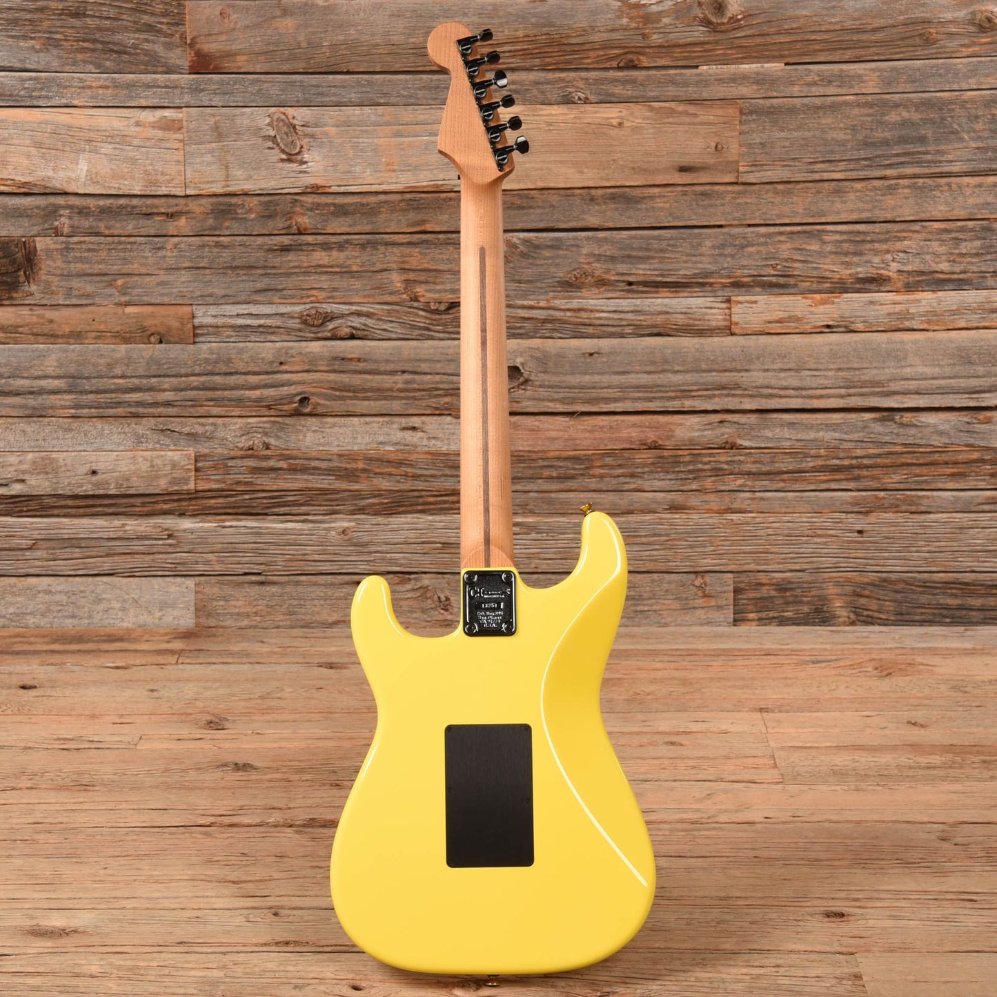 Charvel Custom Shop So-Cal Graffiti Yellow 2021 Electric Guitars / Solid Body