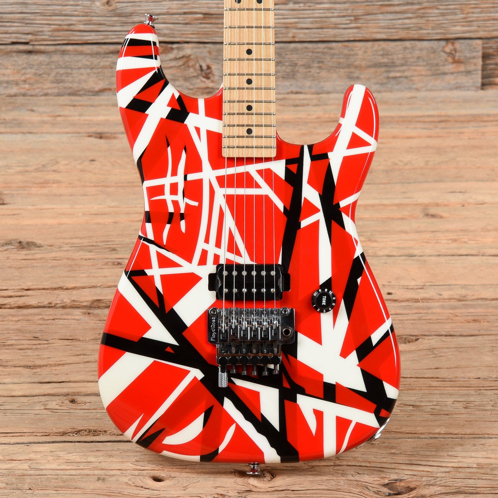 Charvel EVH Art Series Black/Red/White Electric Guitars / Solid Body