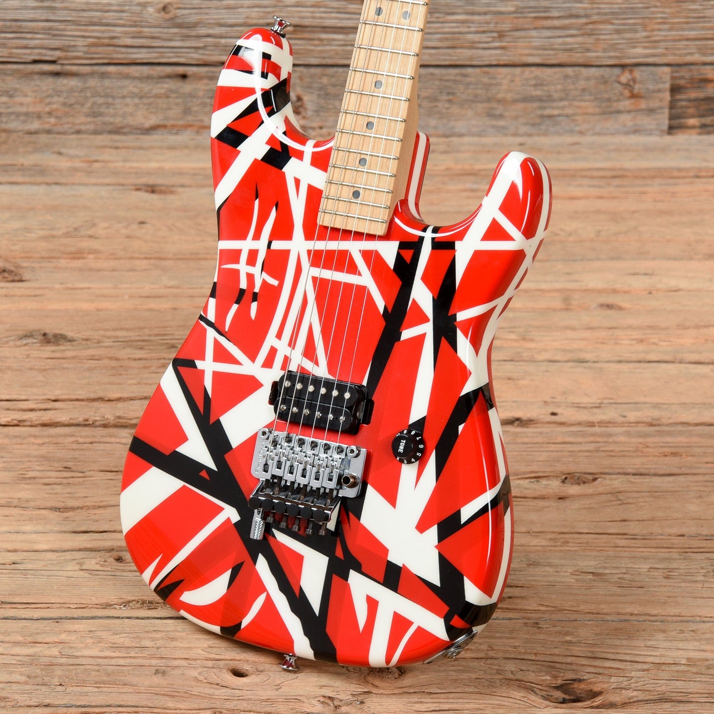 Charvel EVH Art Series Black/Red/White Electric Guitars / Solid Body