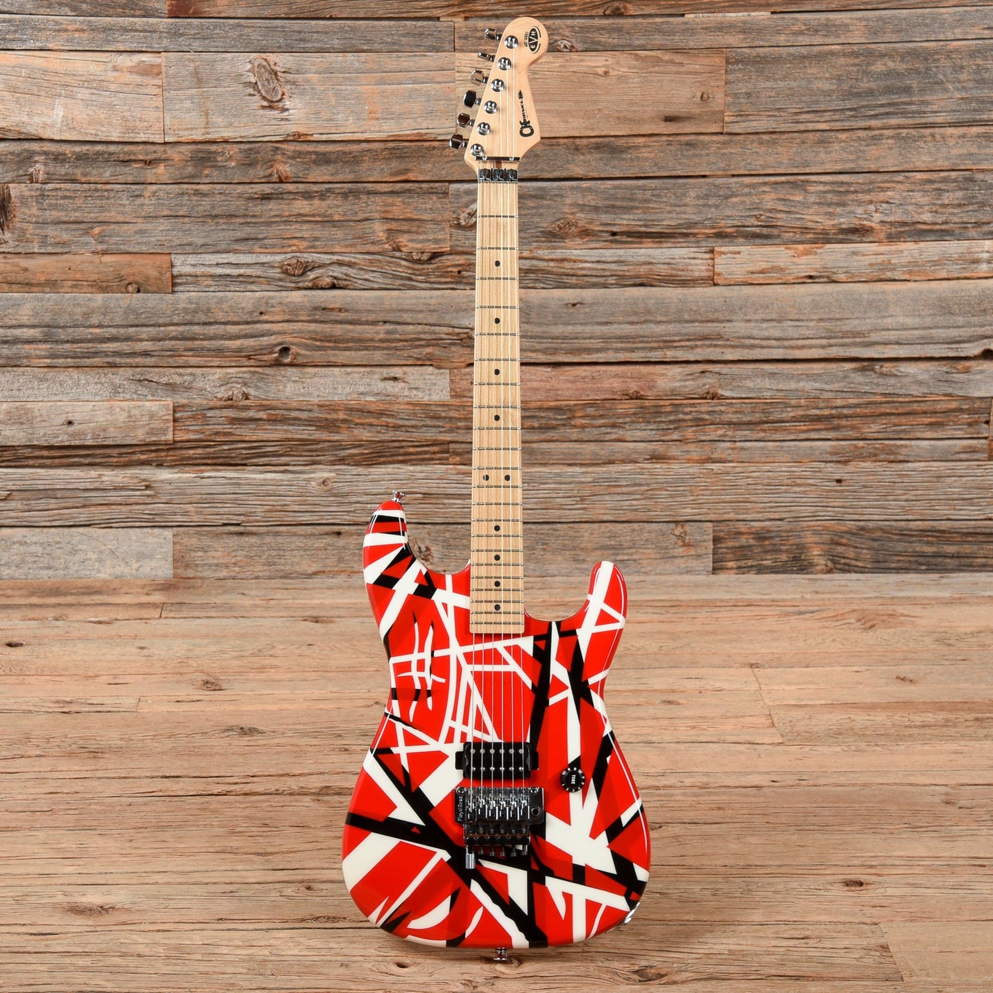 Charvel EVH Art Series Black/Red/White Electric Guitars / Solid Body