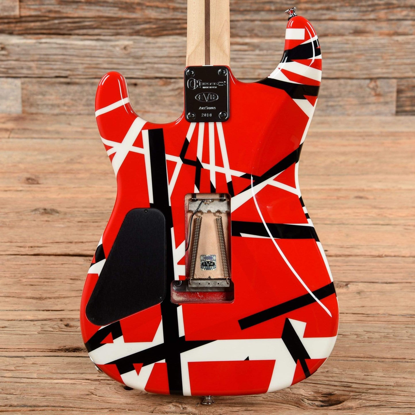 Charvel EVH Art Series Red / White / Black Electric Guitars / Solid Body