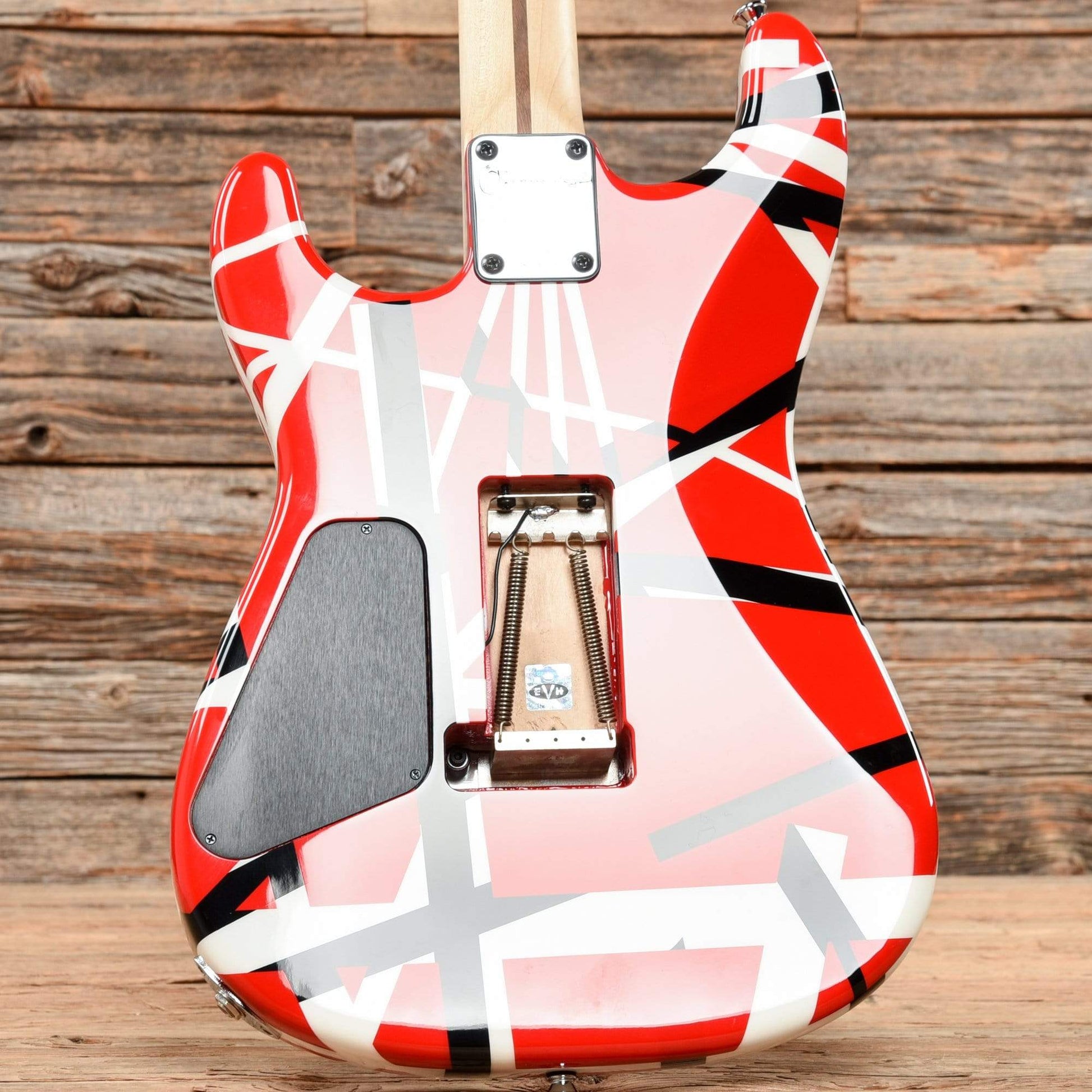 Charvel EVH Art Series Red / White / Black Electric Guitars / Solid Body