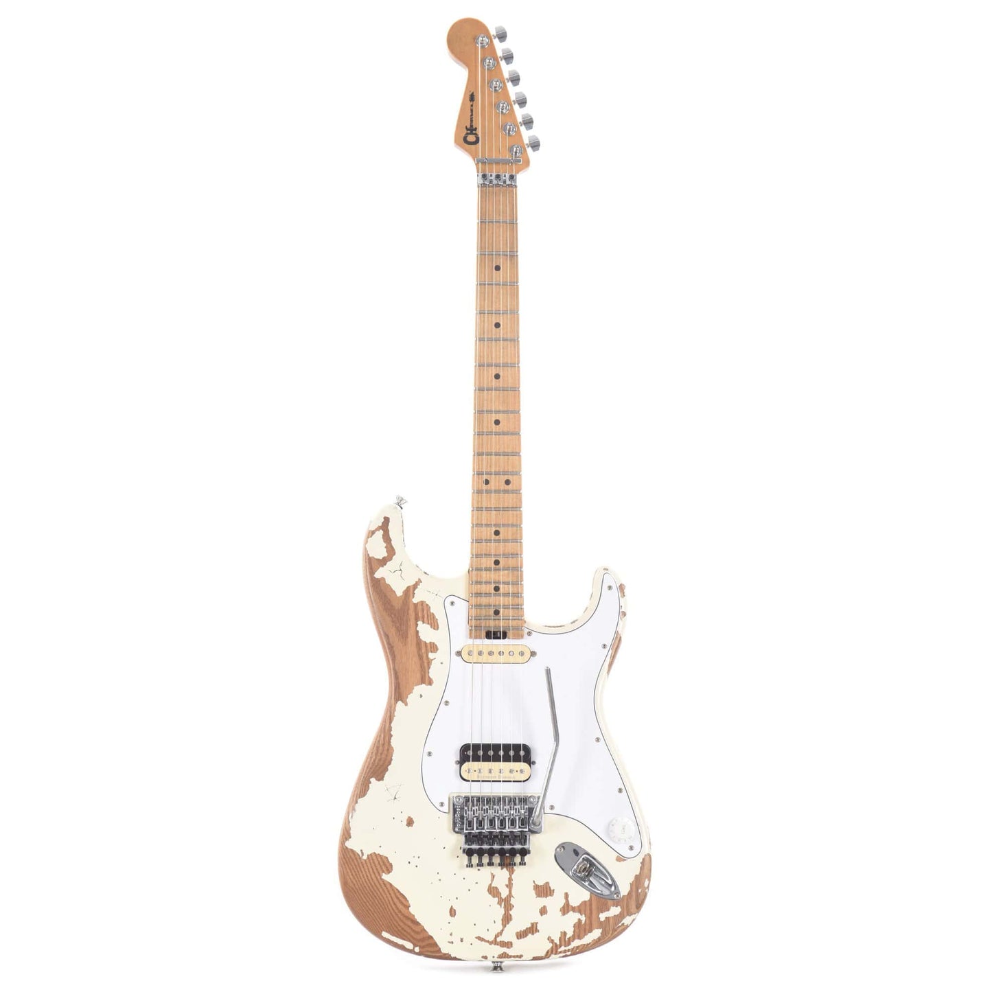 Charvel Henrik Danhage Limited Edition Signature Pro-Mod So-Cal Style 1 White Relic Electric Guitars / Solid Body