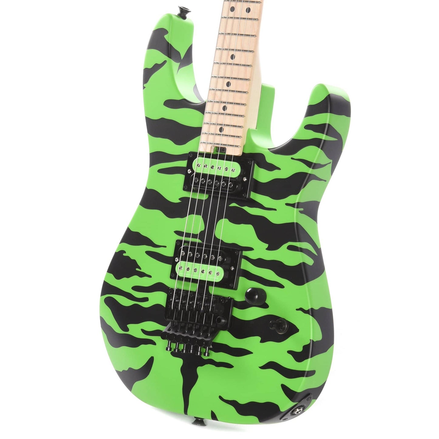 Charvel Pro-Mod DK Satchel Signature Slime Green Bengal Electric Guitars / Solid Body