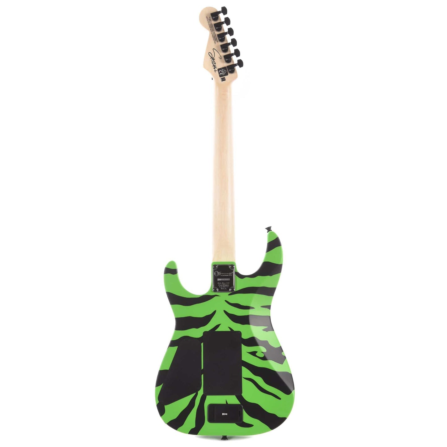 Charvel Pro-Mod DK Satchel Signature Slime Green Bengal Electric Guitars / Solid Body