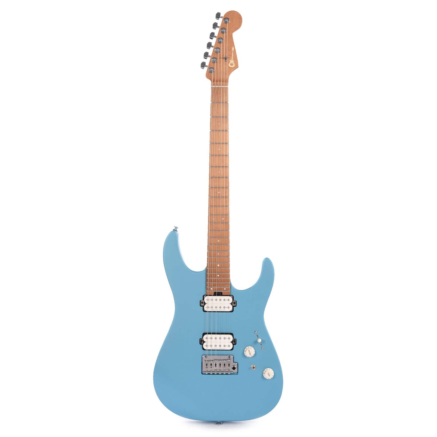 Charvel Pro-Mod DK24 HH 2PT CM Matte Blue Frost Electric Guitars / Solid Body