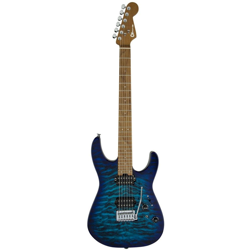 Charvel Pro-Mod DK24 HH 2PT CM Quilted Maple Chlorine Burst – Chicago ...