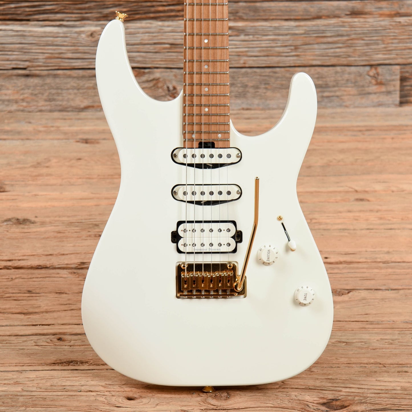 Charvel Pro-Mod DK24 HSS 2PT CM Snow White 2020 Electric Guitars / Solid Body