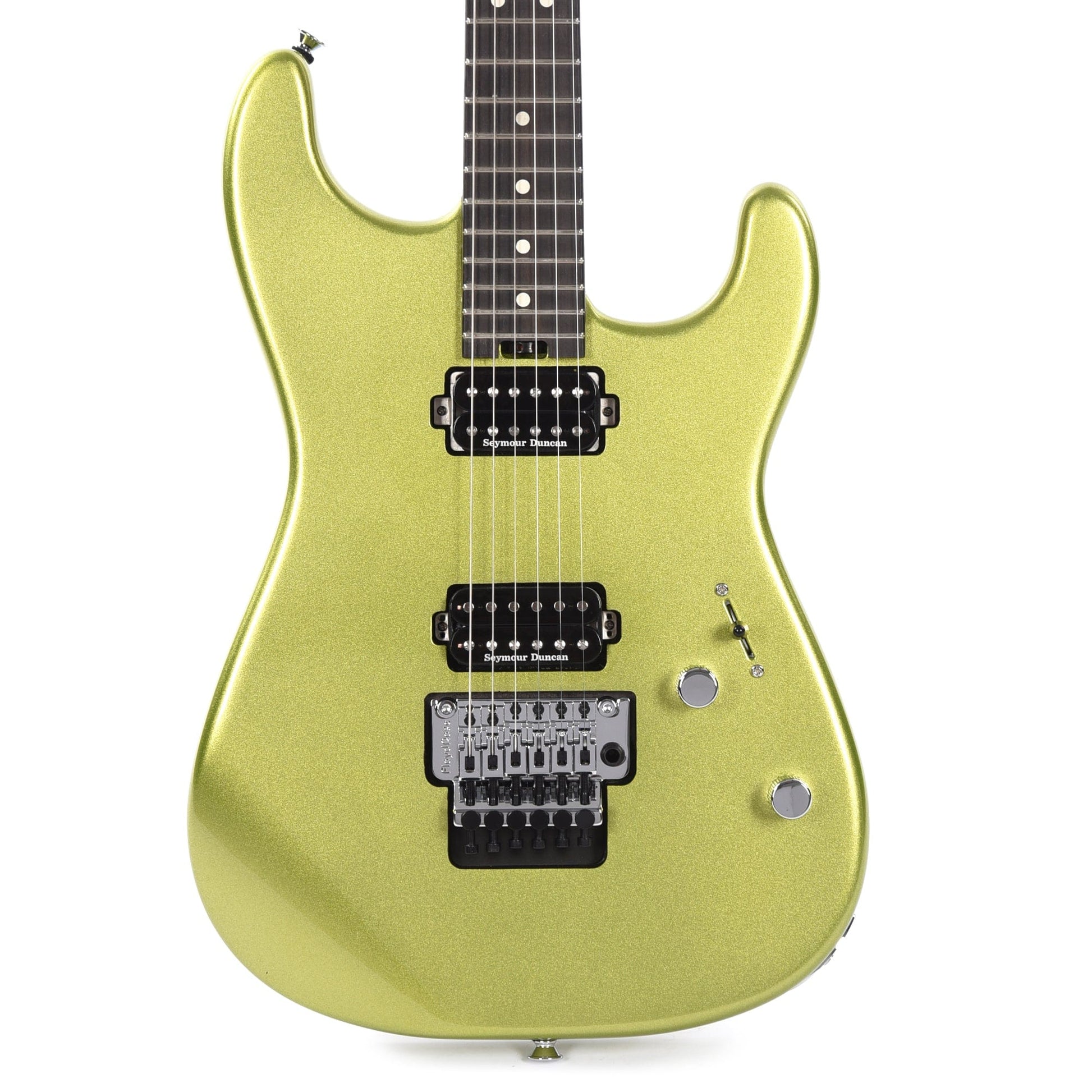 Charvel Pro-Mod San Dimas Style 1 HH FR E Lime Green Metallic Electric Guitars / Solid Body