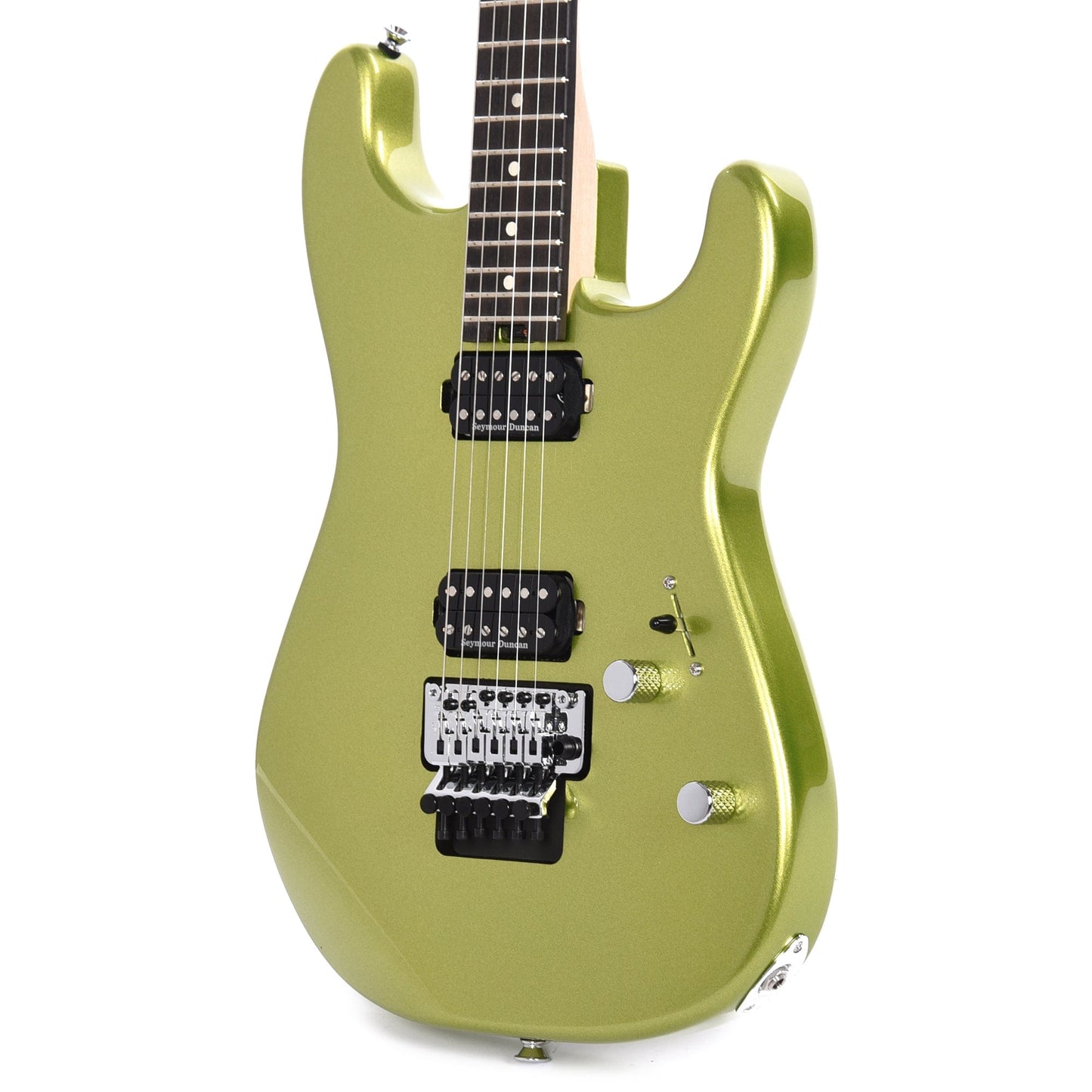 Charvel Pro-Mod San Dimas Style 1 HH FR E Lime Green Metallic Electric Guitars / Solid Body