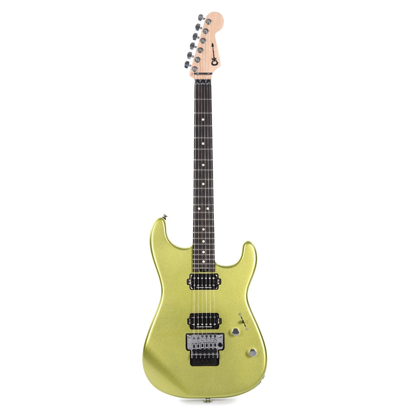 Charvel Pro-Mod San Dimas Style 1 HH FR E Lime Green Metallic Electric Guitars / Solid Body