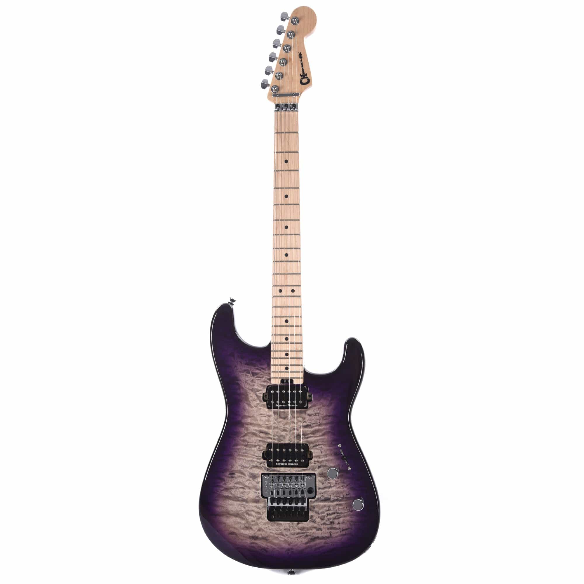 Charvel Pro-Mod San Dimas Style 1 HH FR M Quilted Maple Purple Phaze ...