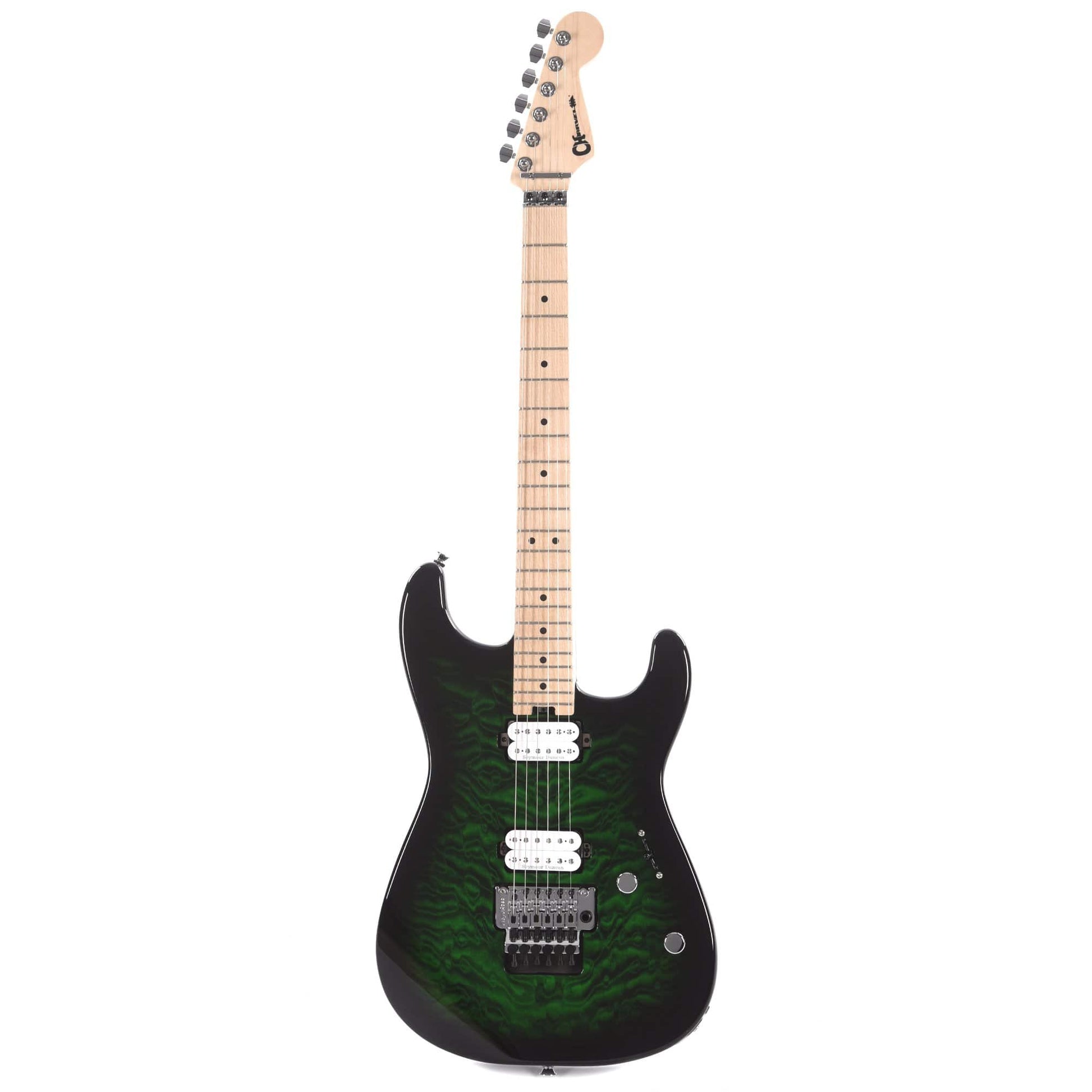 Charvel Pro-Mod San Dimas Style 1 HH FR Trans Green Burst Electric Guitars / Solid Body