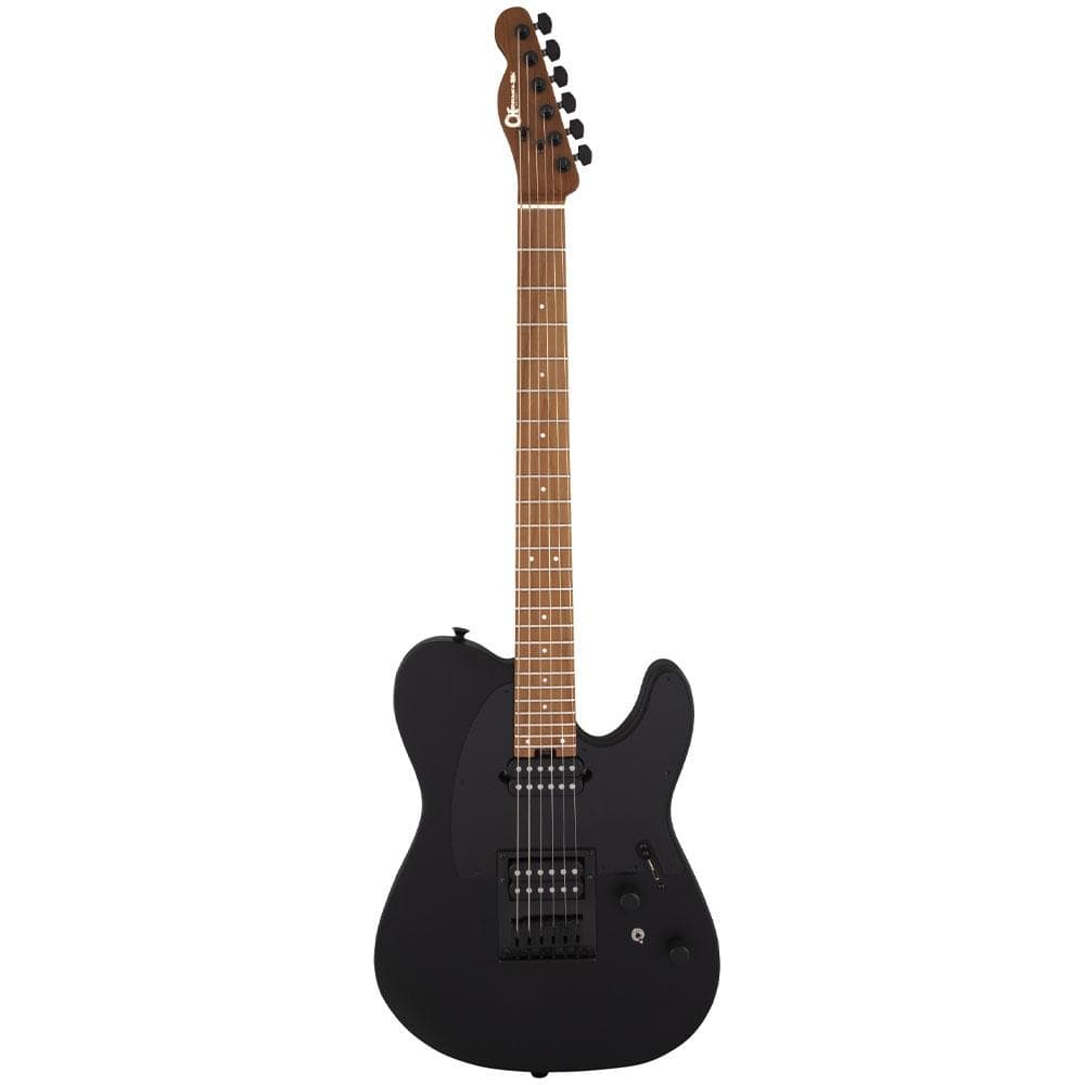 Charvel Pro-Mod So-Cal Style 2 24 HH HT CM Satin Black Electric Guitars / Solid Body