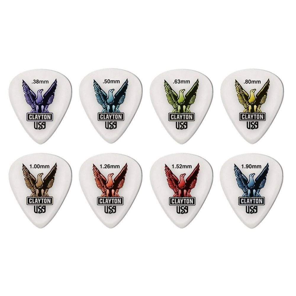 Clayton Acetal Polymer Guitar Picks Standard 1.26MM (12) Accessories / Picks