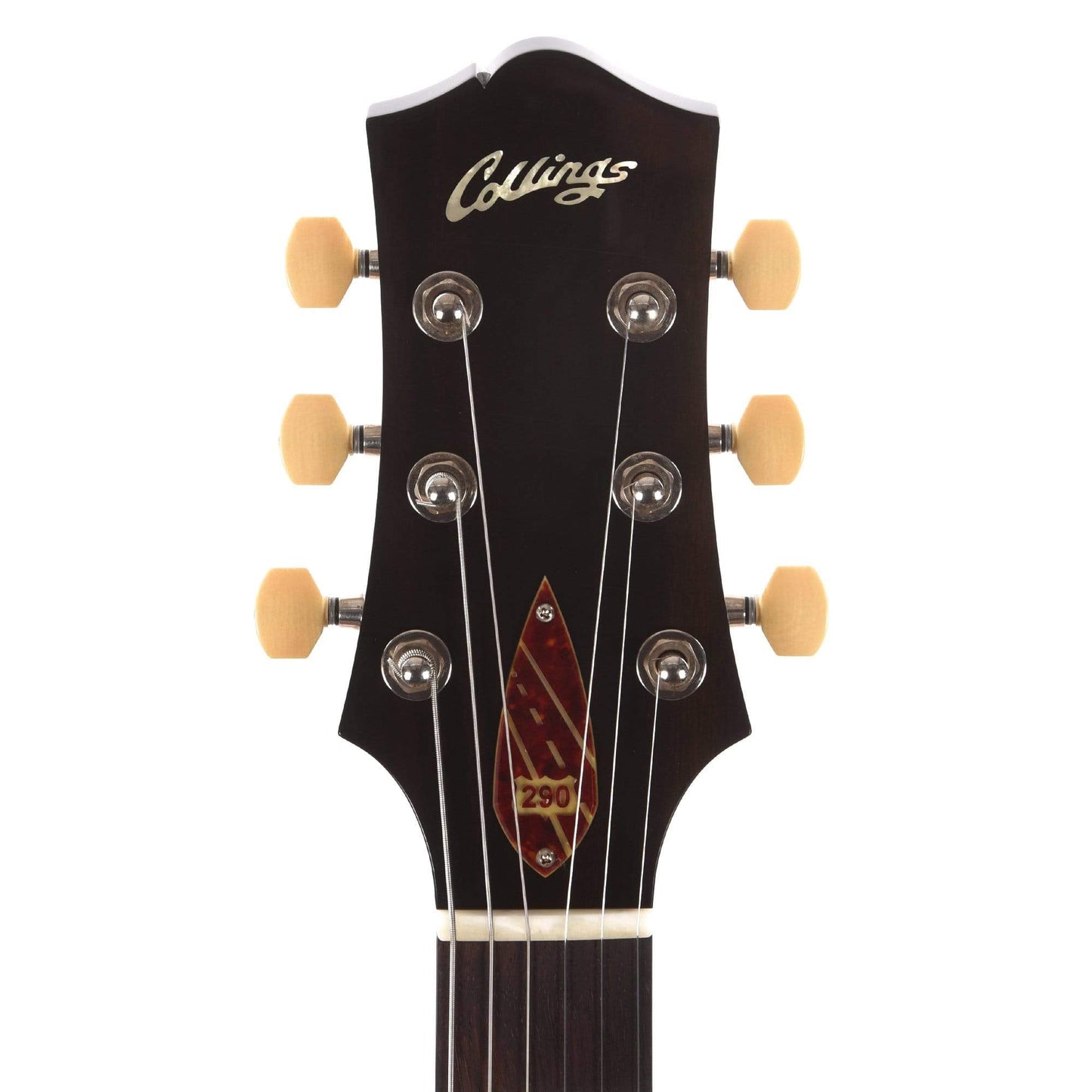 Collings 290 Aged Jet Black w/Tortoise Pickguard & Lollar P90s Electric Guitars / Solid Body