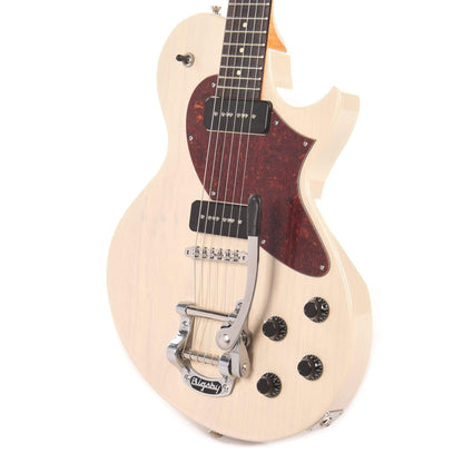 Collings 360 LT Warm White w/Flamed Neck, Tortoise Pickguard, Bigsby & Lollar P90s Electric Guitars / Solid Body