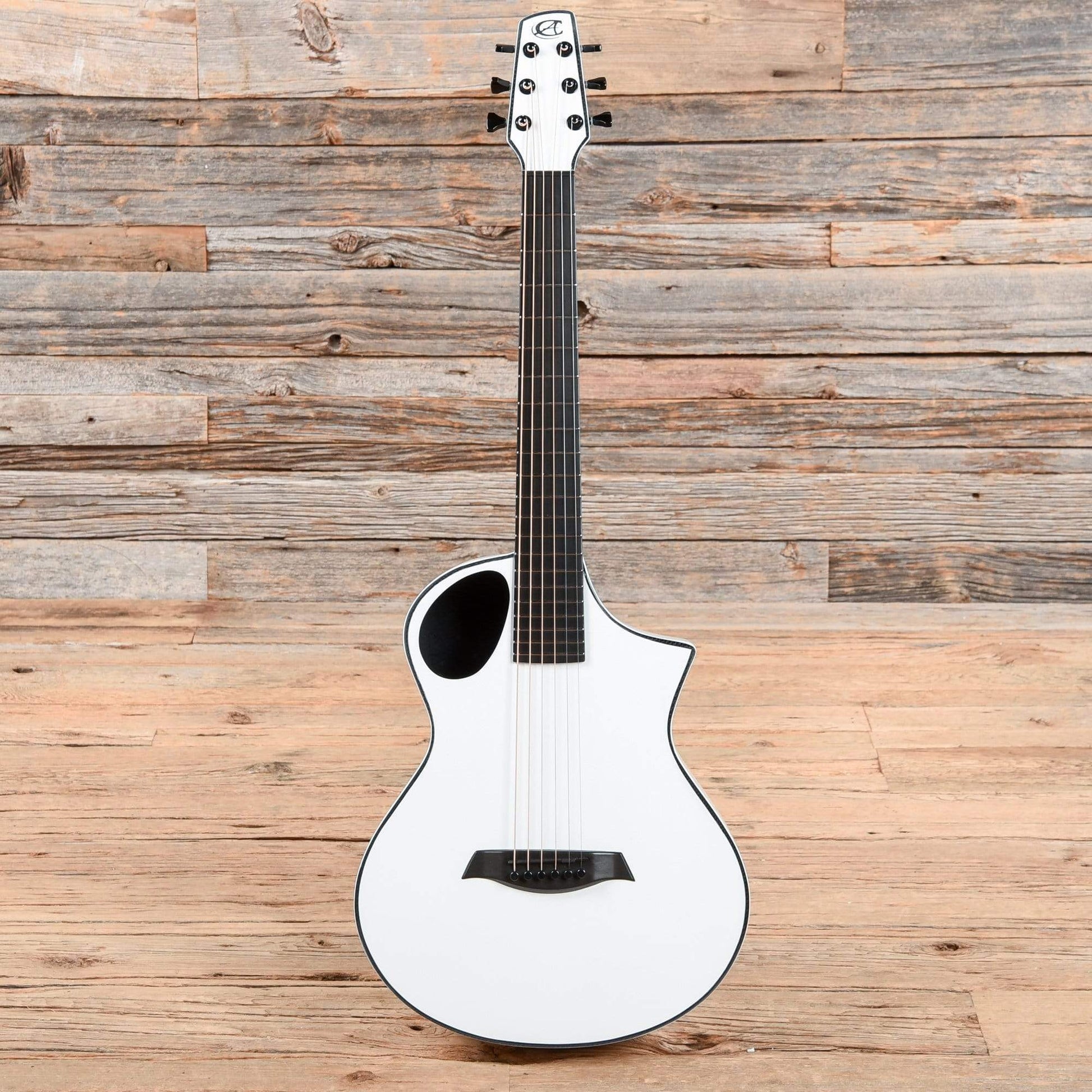 Composite Acoustics Cargo HG ELE White Acoustic Guitars / Built-in Electronics