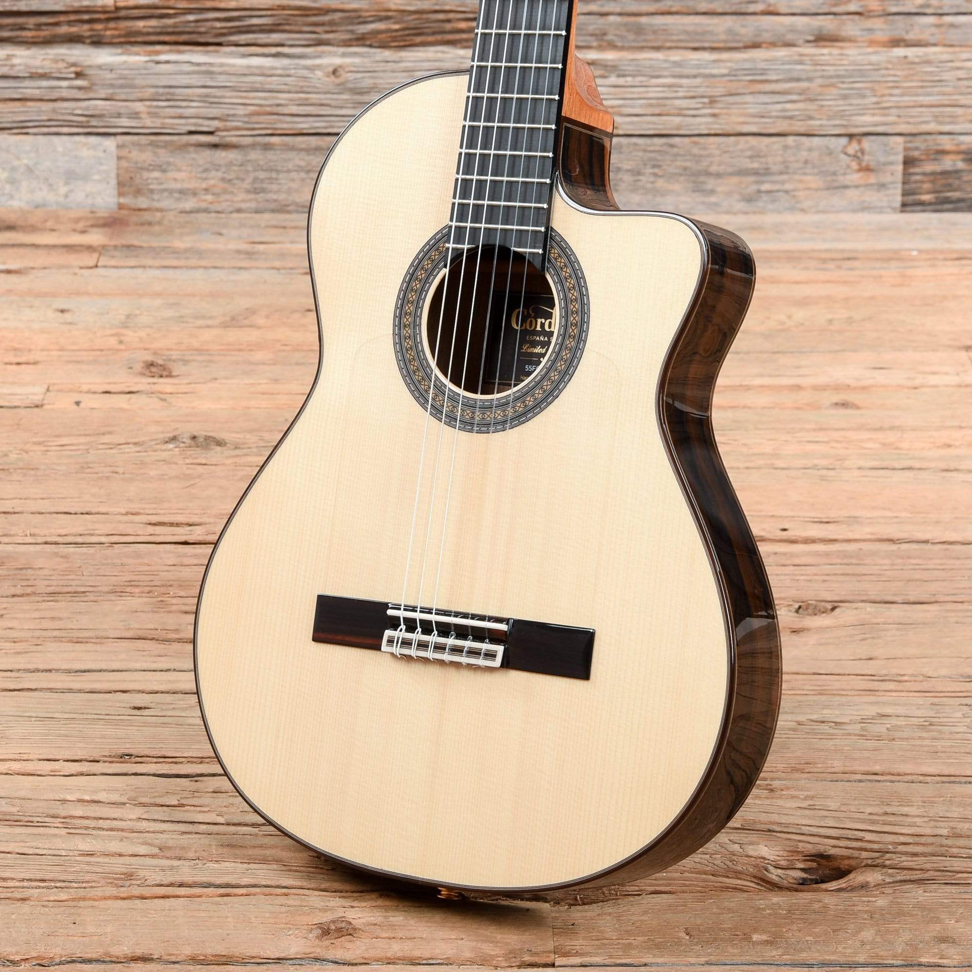 Cordoba 55FCE Negra Natural – Chicago Music Exchange