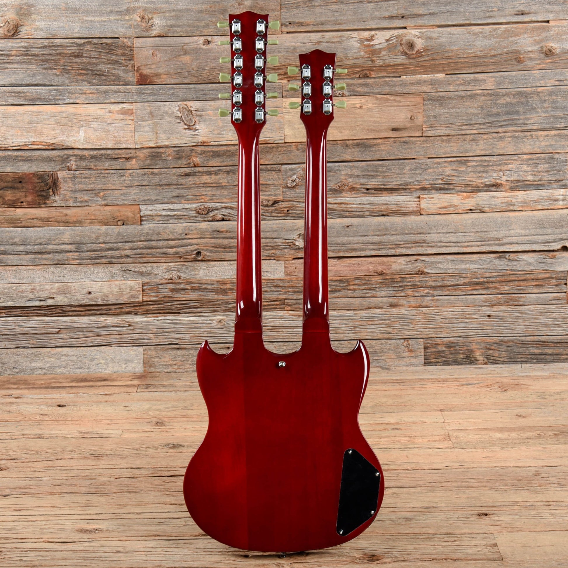 Cozart Double Neck Cherry  LEFTY Electric Guitars / Solid Body