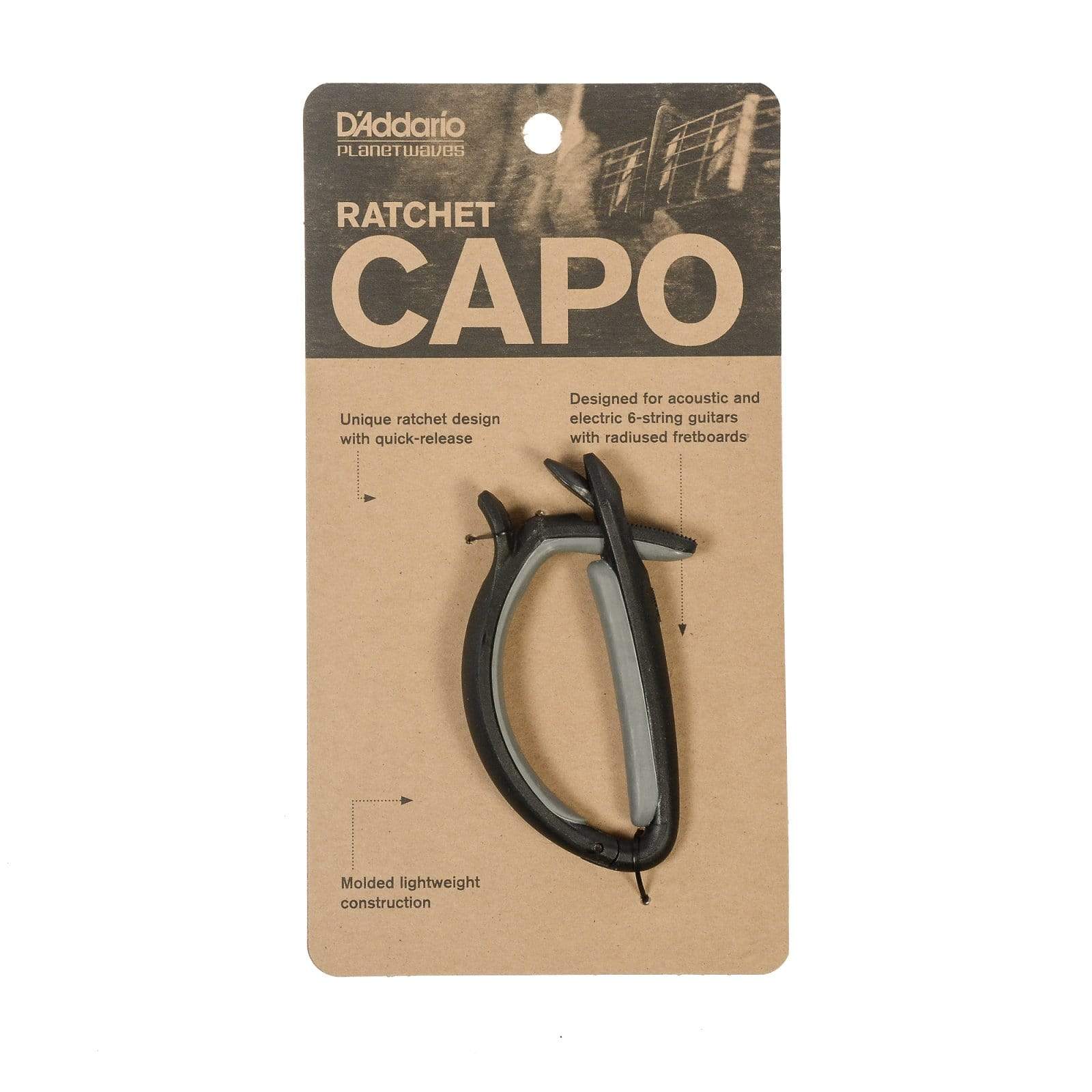 D'Addario Ratchet Capo Accessories / Capos