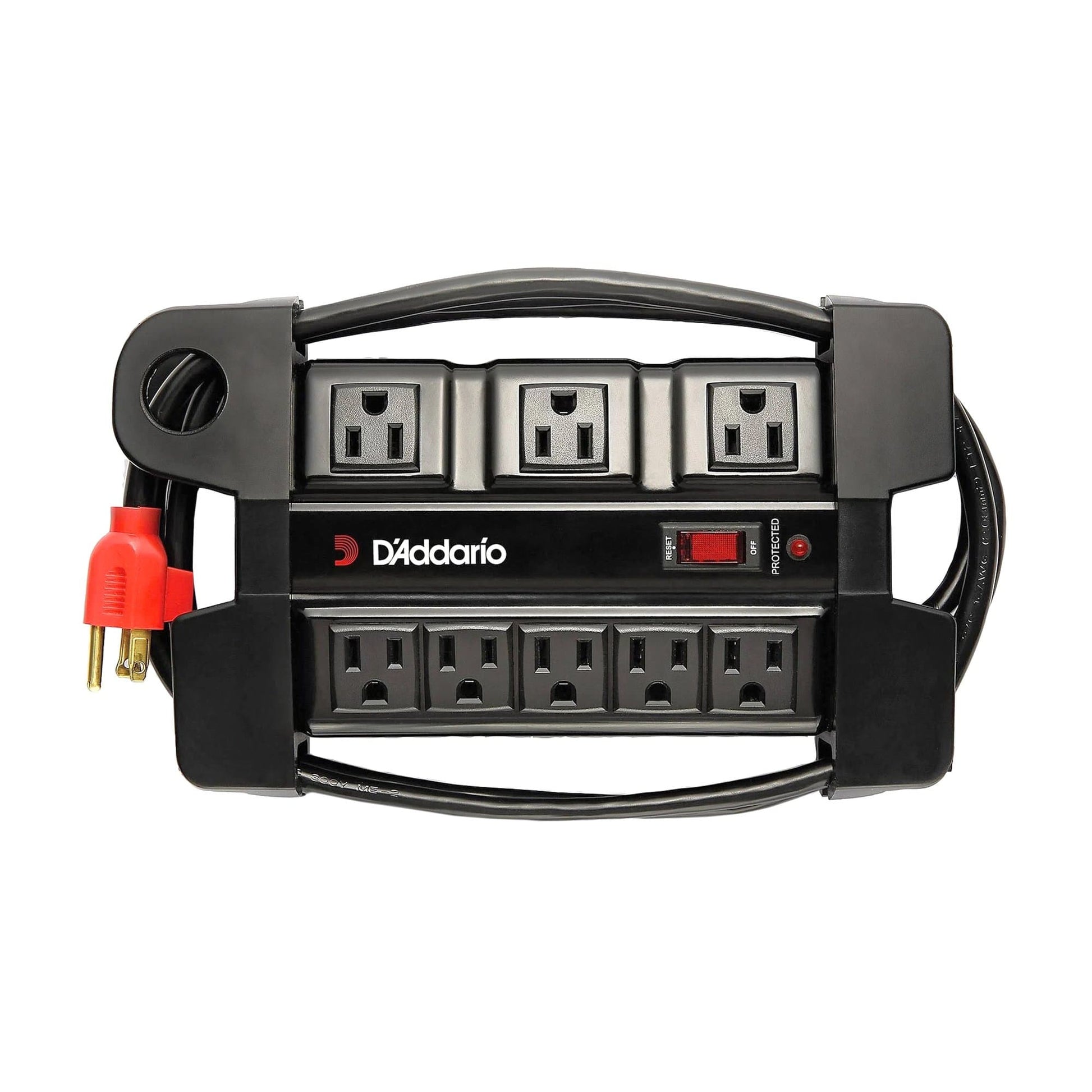 D'Addario Pro Tour Grade Power Base Power Strip w/6' Cable Accessories / Power Supplies