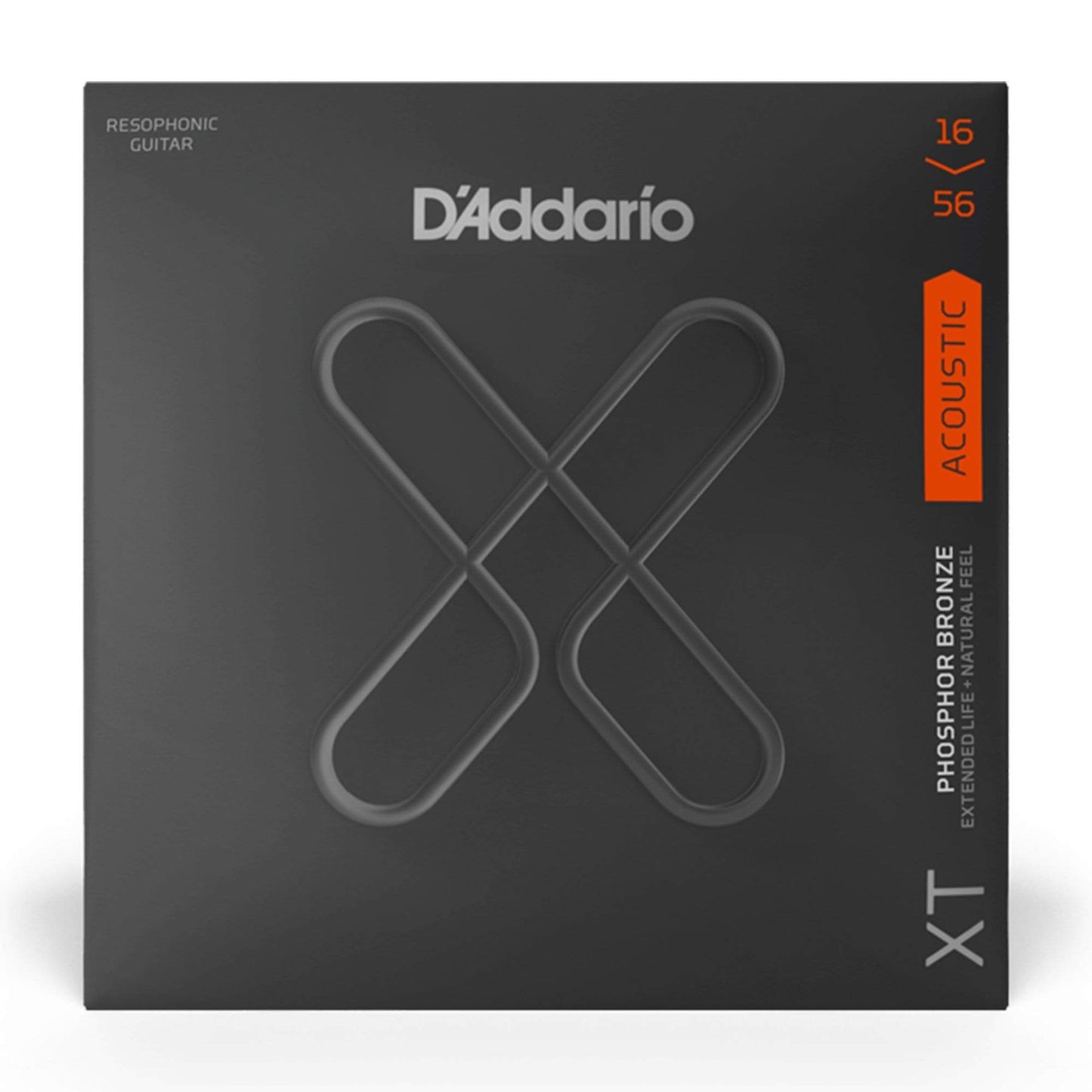 D'addario XT Phosphor Bronze Resophonic Acoustic Guitar Strings Medium 16-56 Accessories / Strings / Guitar Strings