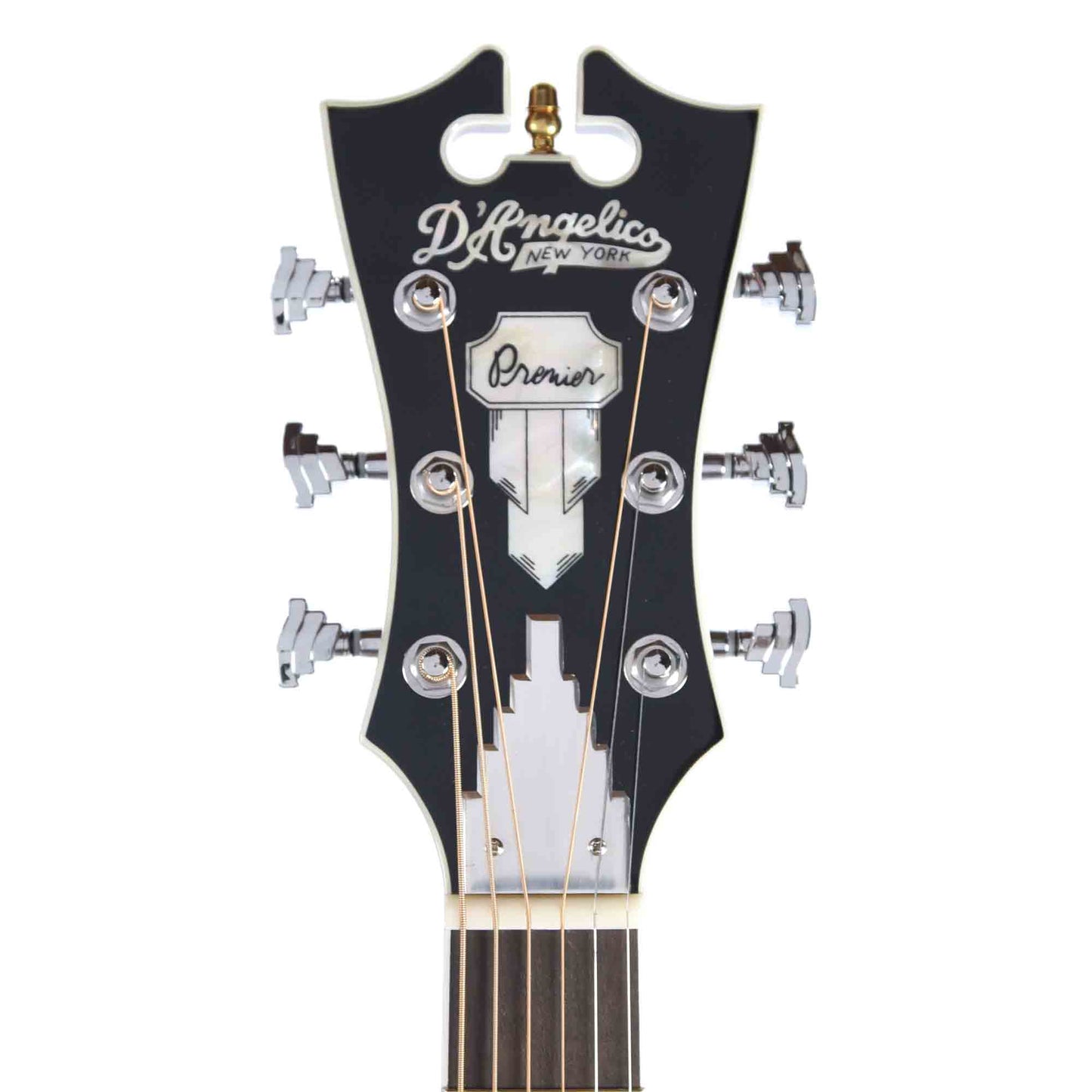 D'Angelico Premier Gramercy Mahogany Back/Sides Natural Acoustic Guitars / OM and Auditorium