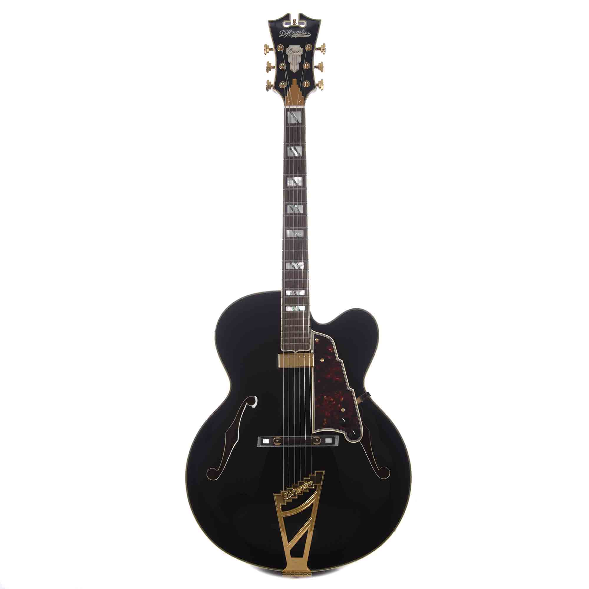 D'Angelico Excel EXL-1 Black w/Seymour Duncan Johnny Smith – Chicago Music  Exchange