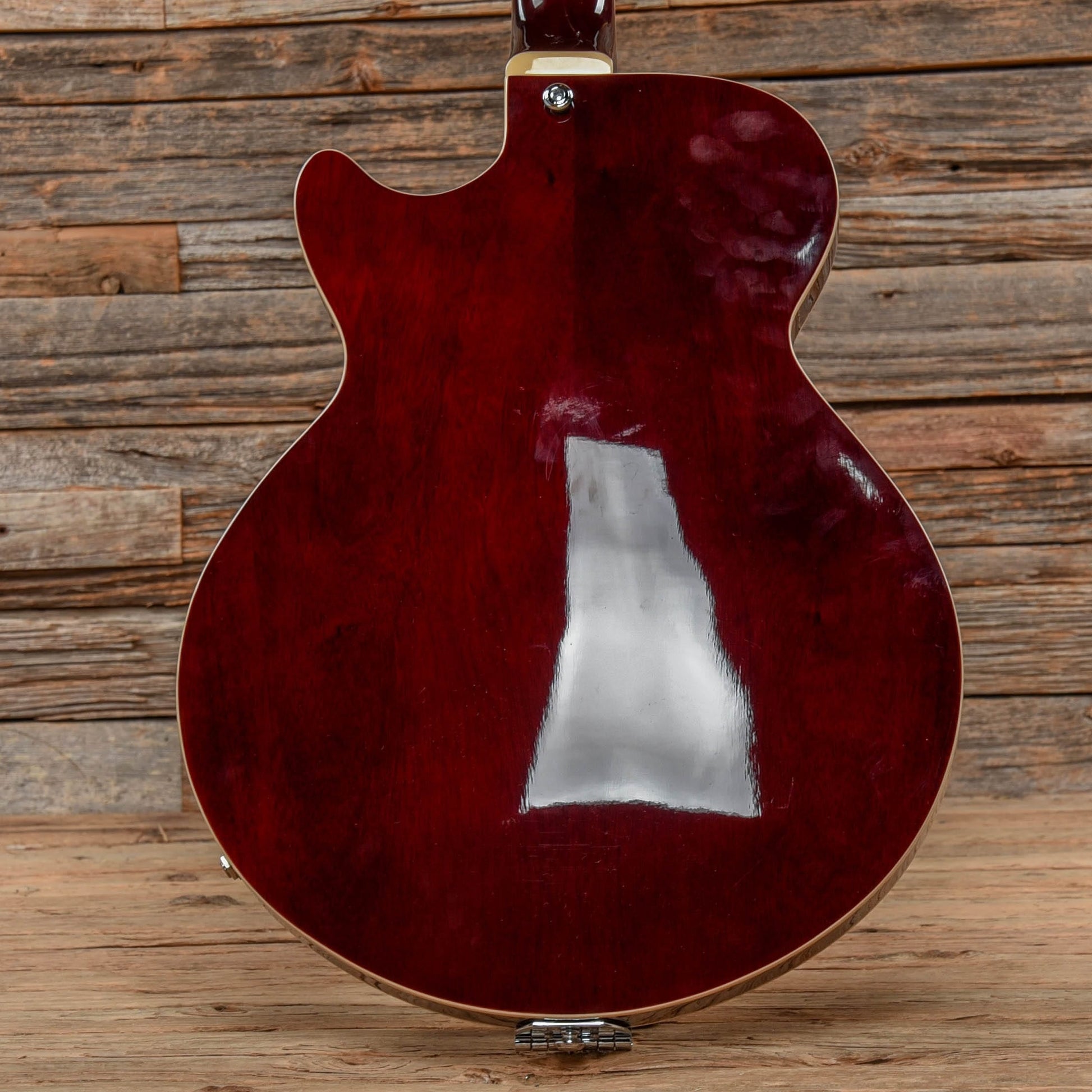 D'Angelico D'Angelico Premier SS Semi-Hollow Single Cutaway Trans Wine Electric Guitars / Semi-Hollow