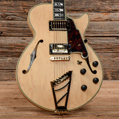 D'Angelico Deluxe SS Semi-Hollow Single Cutaway with Stairstep Tailpiece Natural Electric Guitars / Semi-Hollow