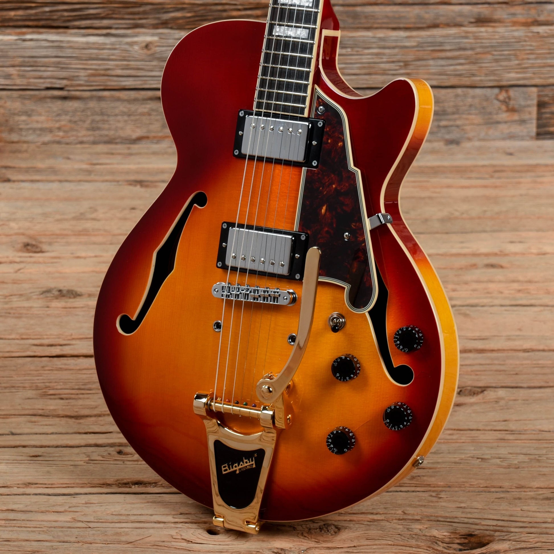 D'Angelico Premiere D'Angelico Premier SS Kurt Rosenwinkel Signature Sunburst Electric Guitars / Semi-Hollow