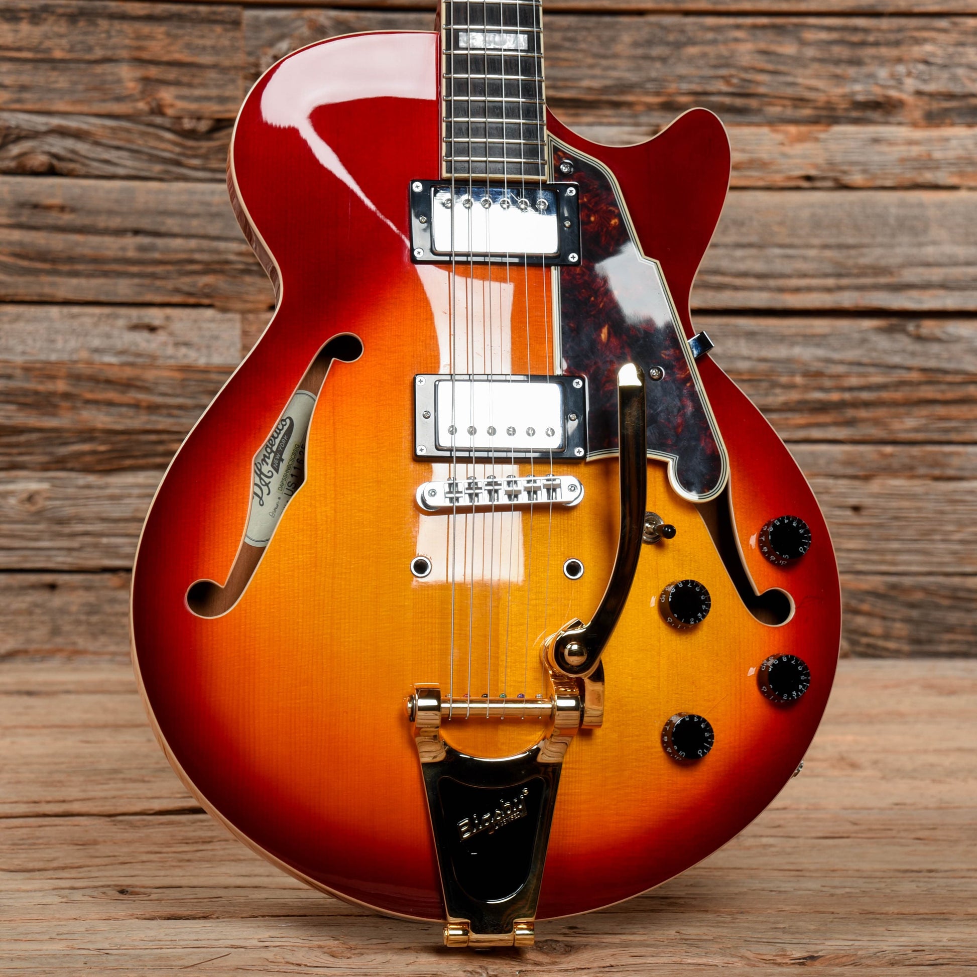 D'Angelico Premiere D'Angelico Premier SS Kurt Rosenwinkel Signature Sunburst Electric Guitars / Semi-Hollow