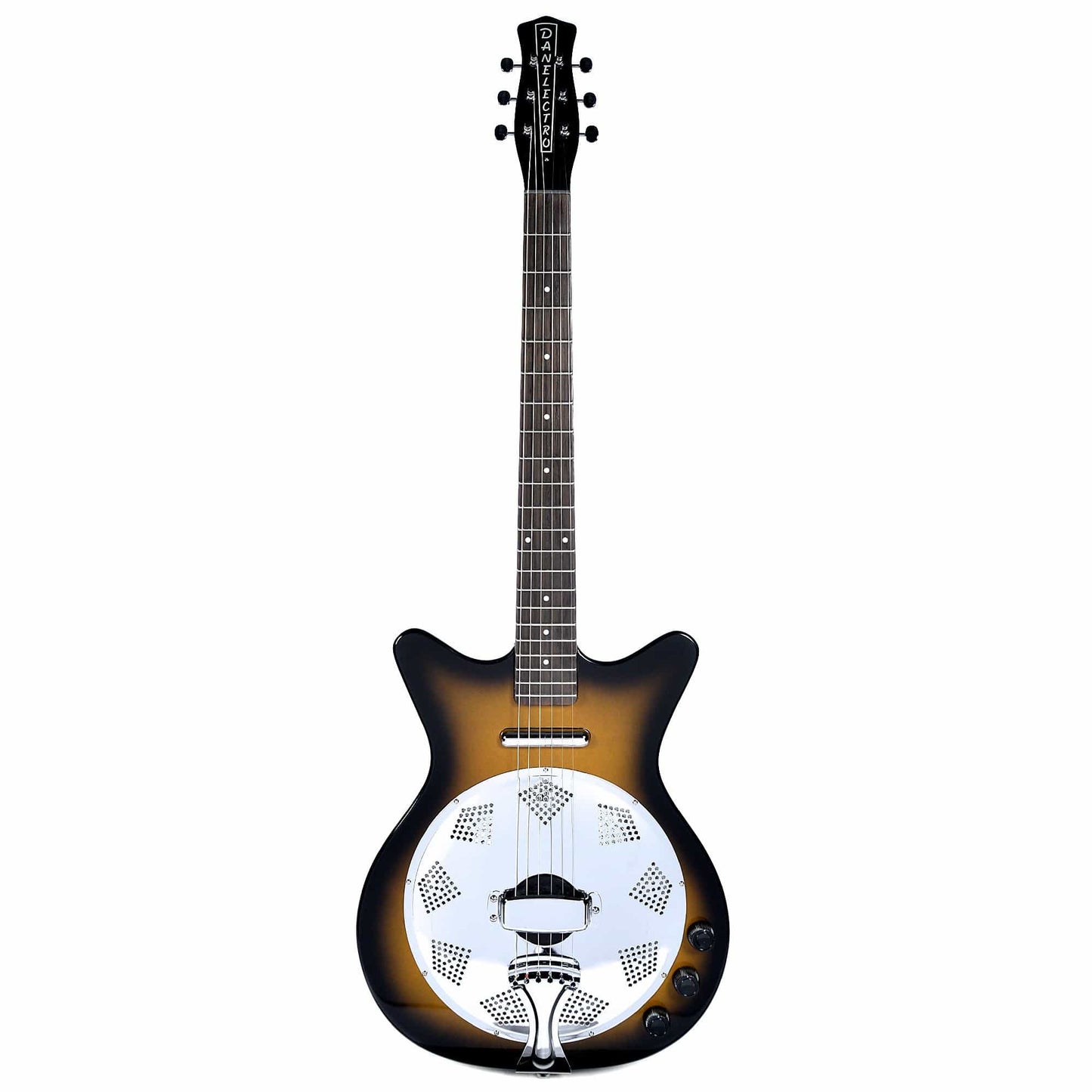 Danelectro 59 Resonator Tobacco Sunburst Acoustic Guitars / Built-in Electronics