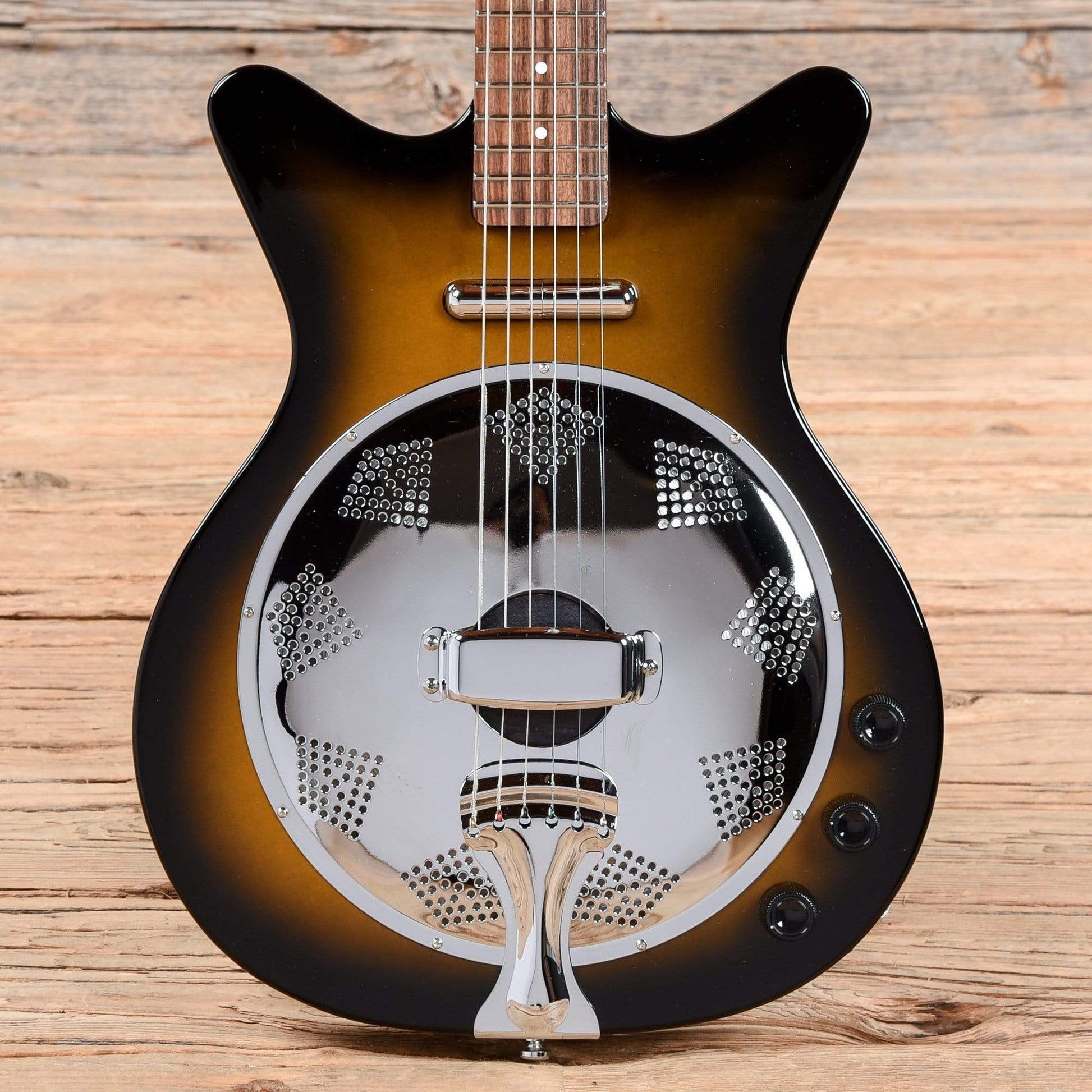 Danelectro 59 Resonator Tobacco Sunburst Acoustic Guitars / Built-in Electronics