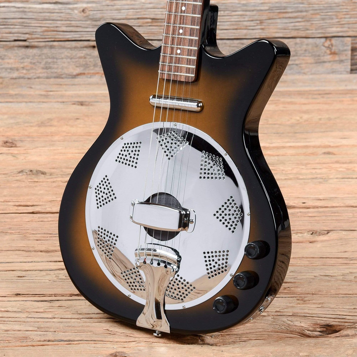 Danelectro 59 Resonator Tobacco Sunburst Acoustic Guitars / Built-in Electronics