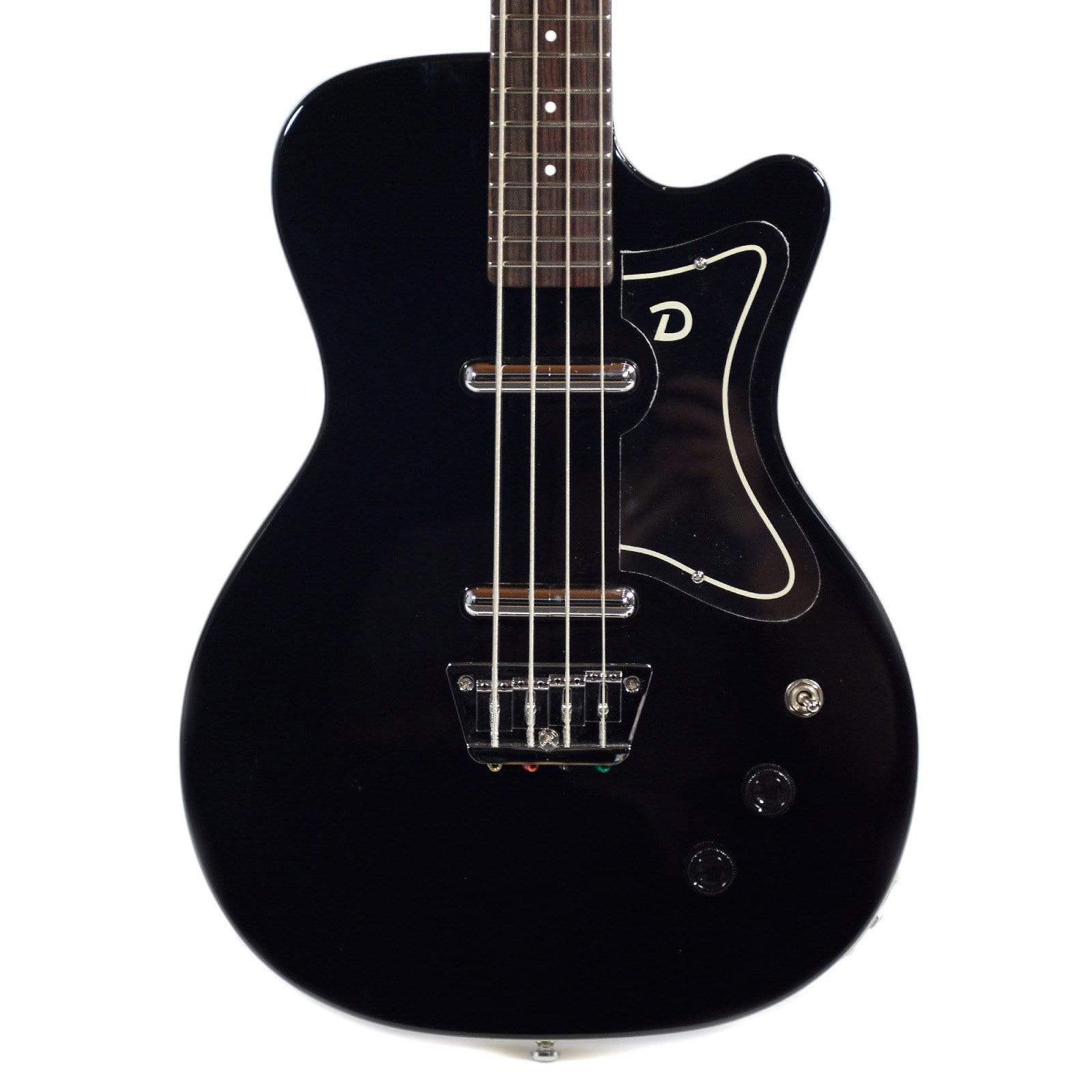 Danelectro '56 Single Cut Bass Black Bass Guitars / 4-String