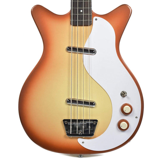 Danelectro 59 DC Long Scale Bass Copperburst Bass Guitars / 4-String