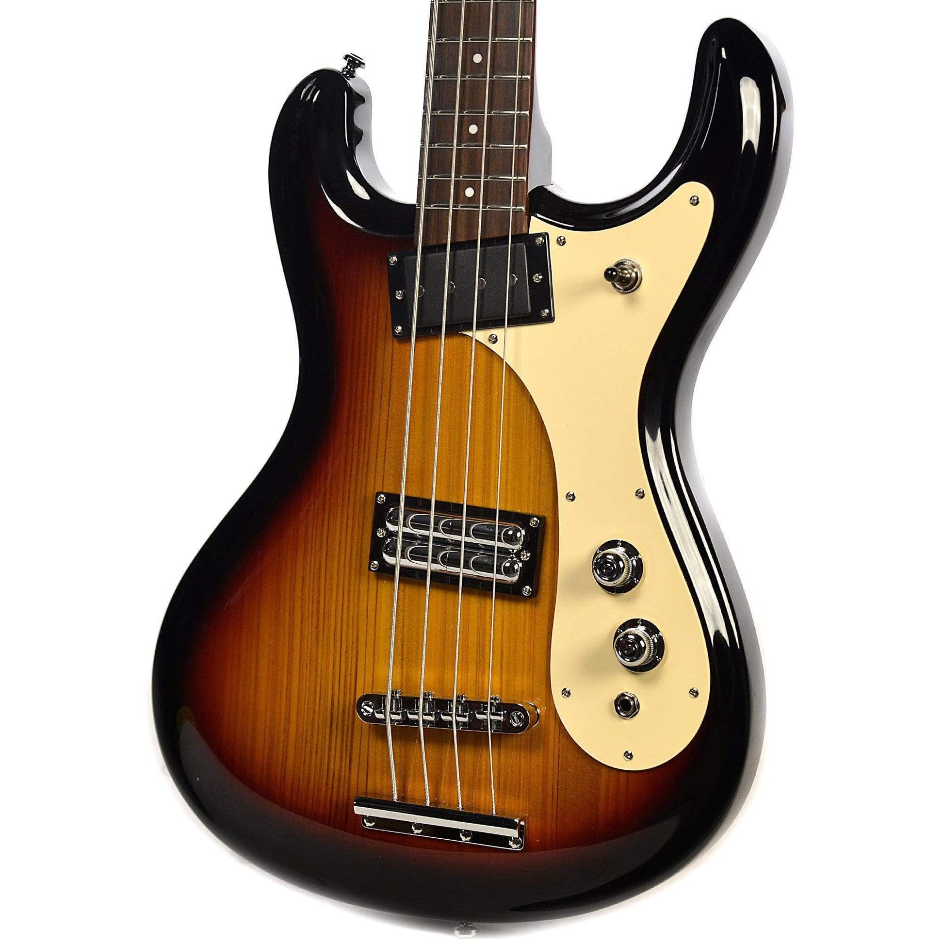 Danelectro D64 Bass 3 Tone Sunburst Bass Guitars / 4-String