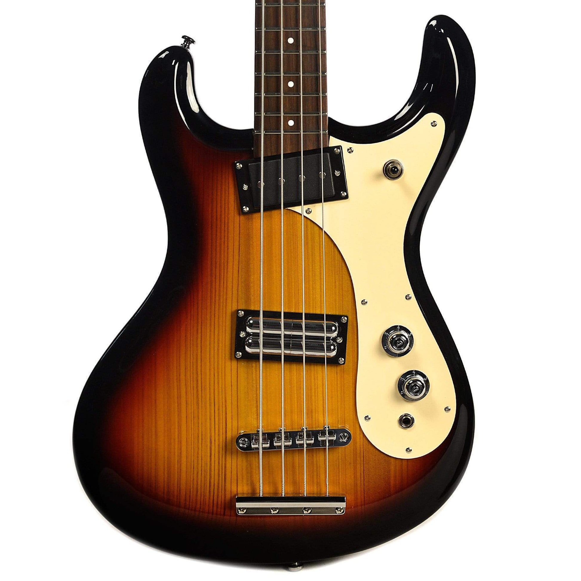 Danelectro D64 Bass 3 Tone Sunburst Bass Guitars / 4-String